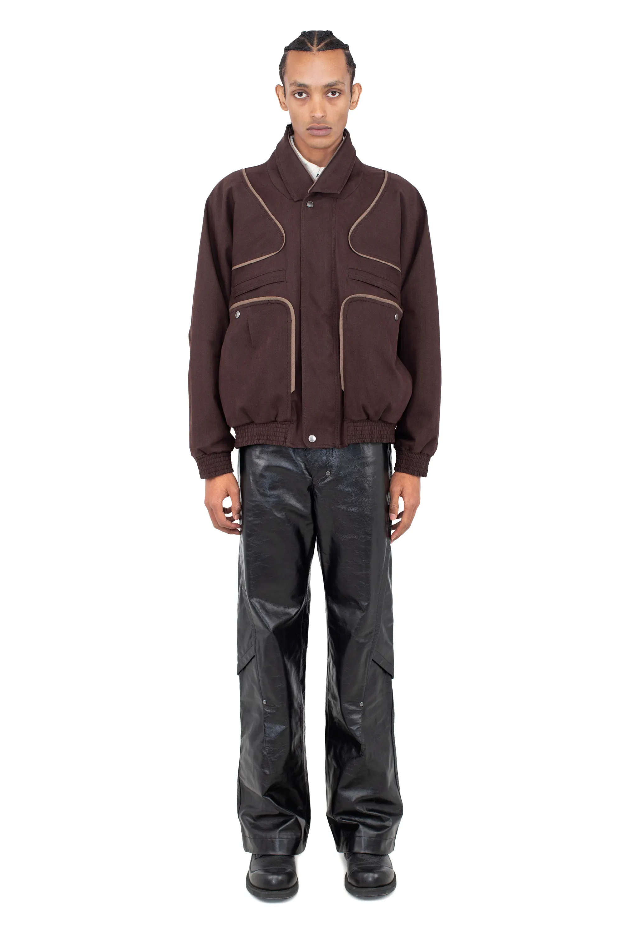 KIKO KOSTADINOV HARRER BLOUSON - WOOD BROWN/SEPIA