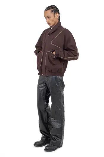 KIKO KOSTADINOV HARRER BLOUSON - WOOD BROWN/SEPIA