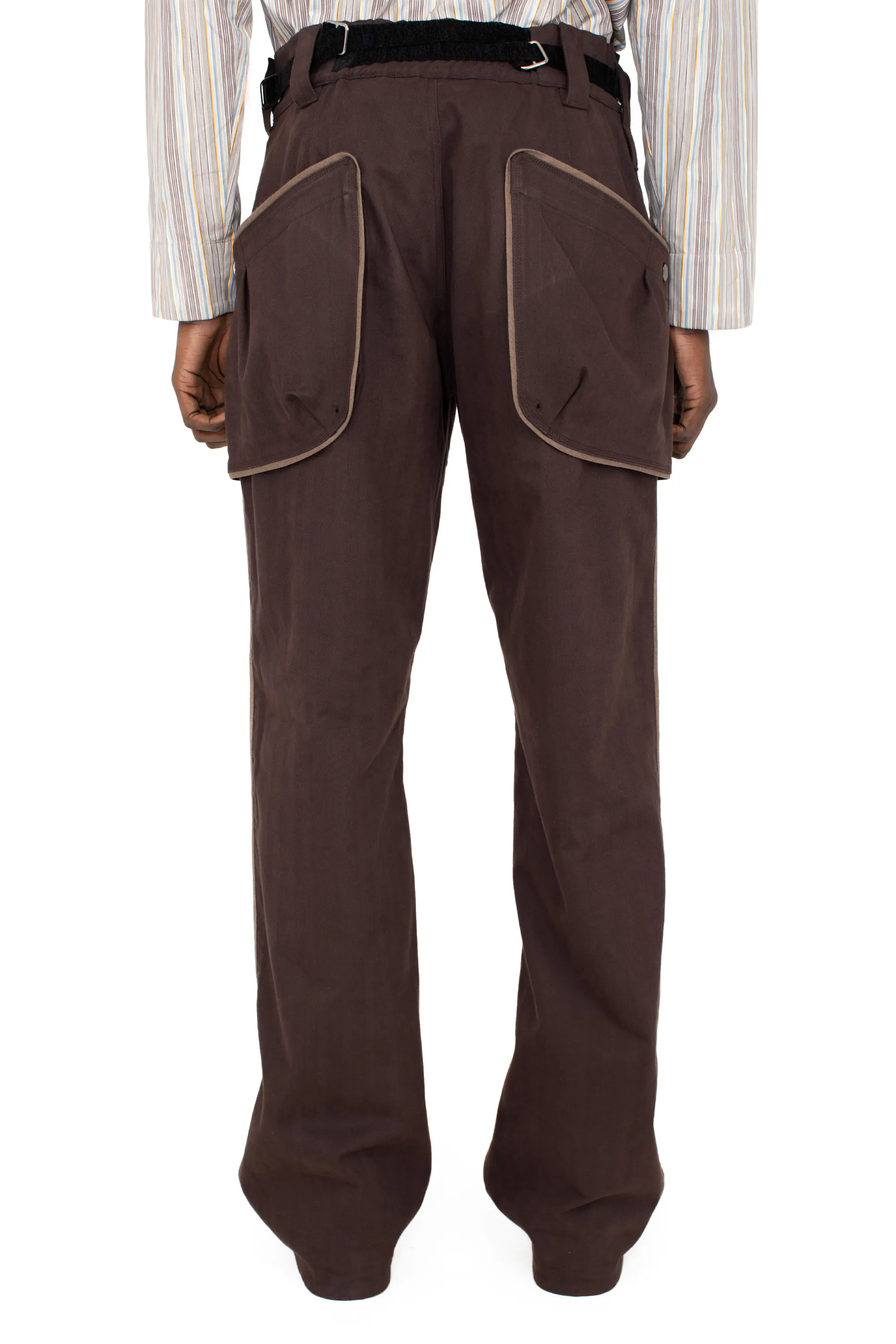 KIKO KOSTADINOV HARRER CARGO TROUSER - WOOD BROWN/SEPIA