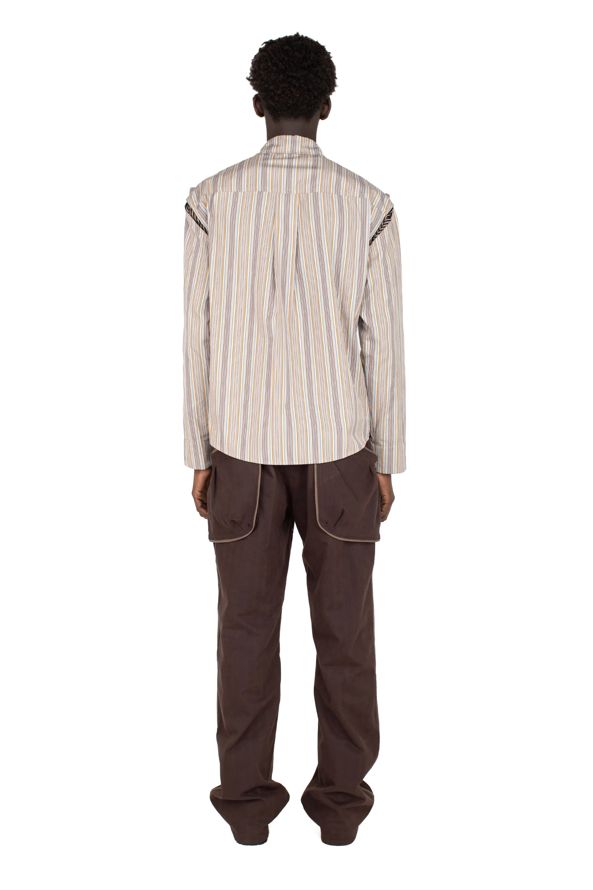 KIKO KOSTADINOV HARRER CARGO TROUSER - WOOD BROWN/SEPIA