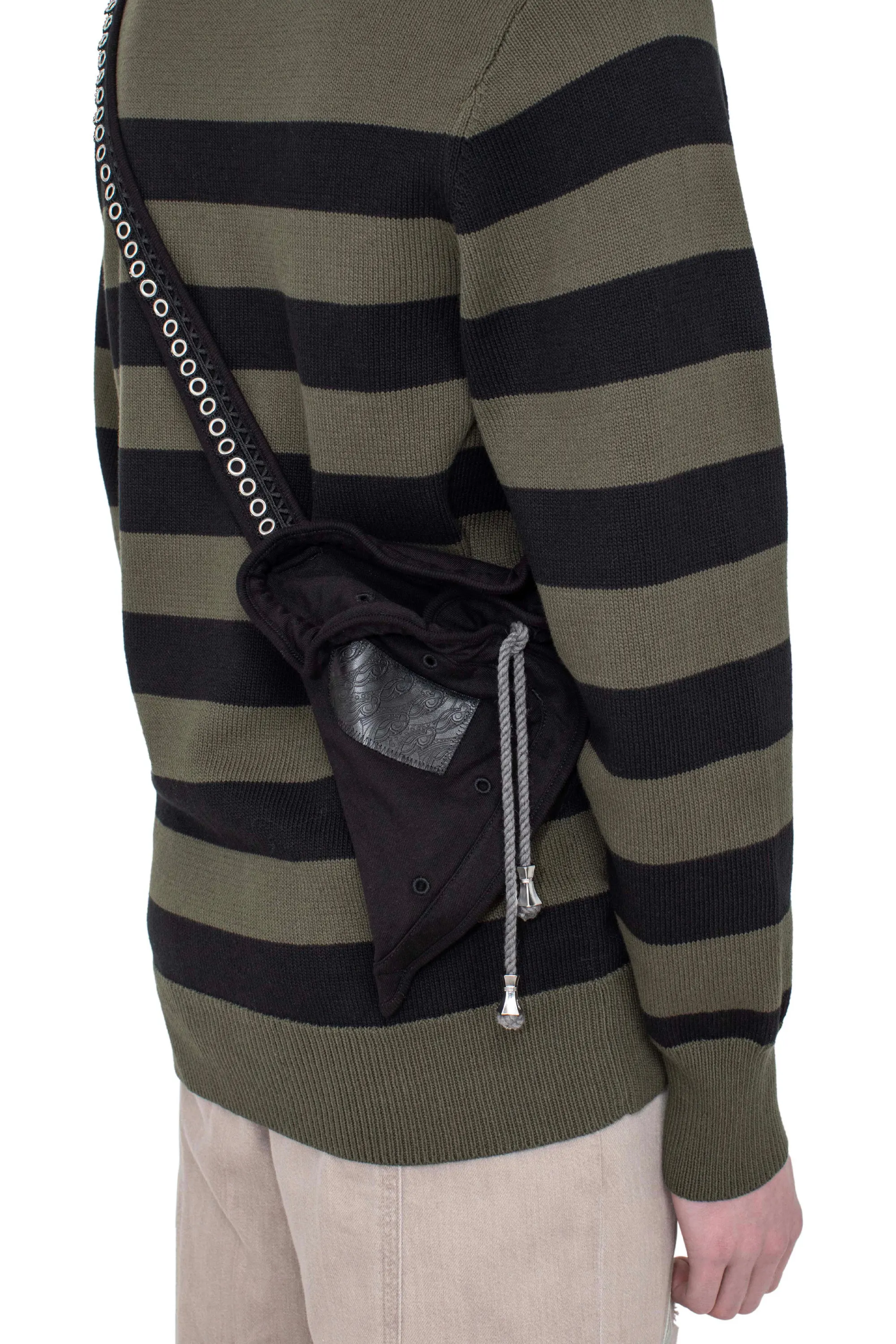 KIKO KOSTADINOV HATHA JERSEY BAG - BLACK
