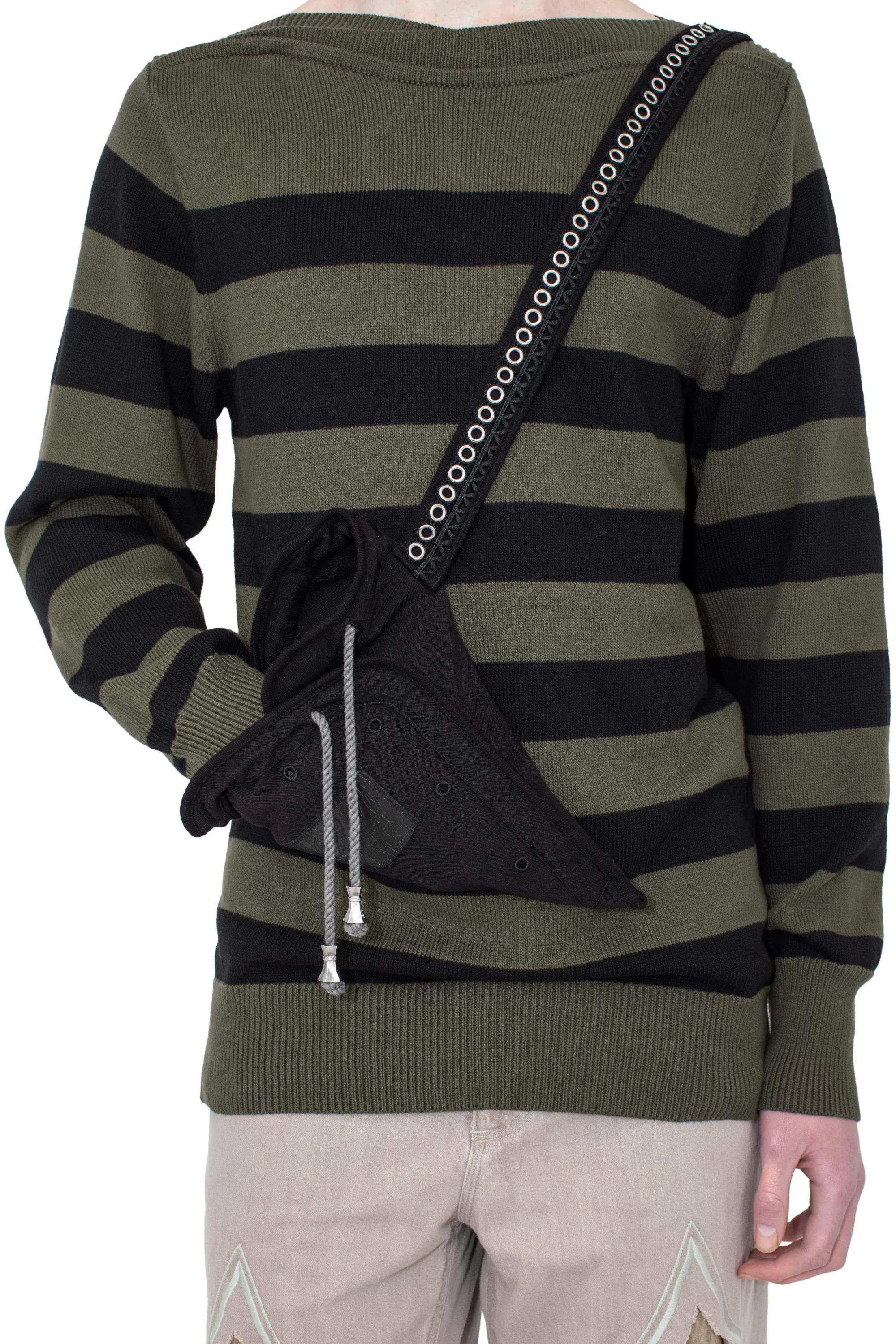 KIKO KOSTADINOV HATHA JERSEY BAG - BLACK