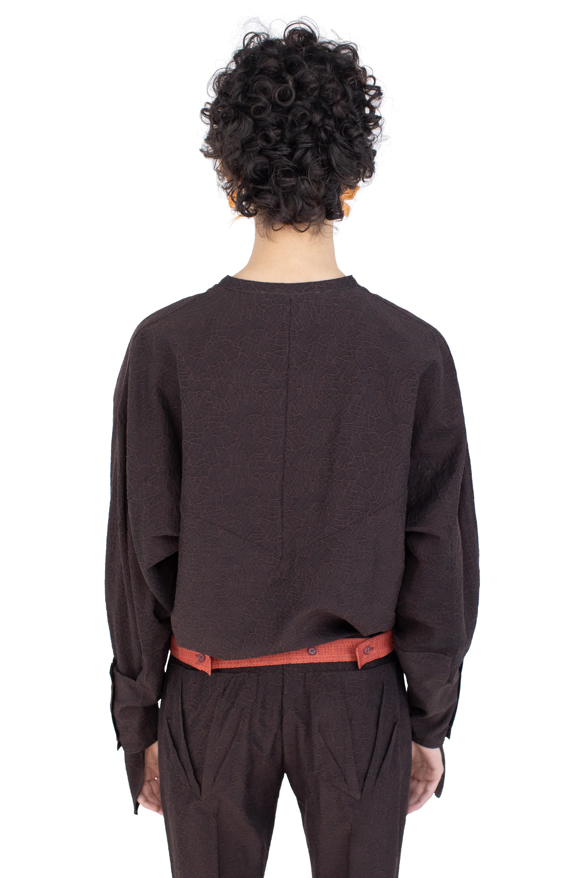 KIKO KOSTADINOV IMAGIST SHIRT - DARK ELM