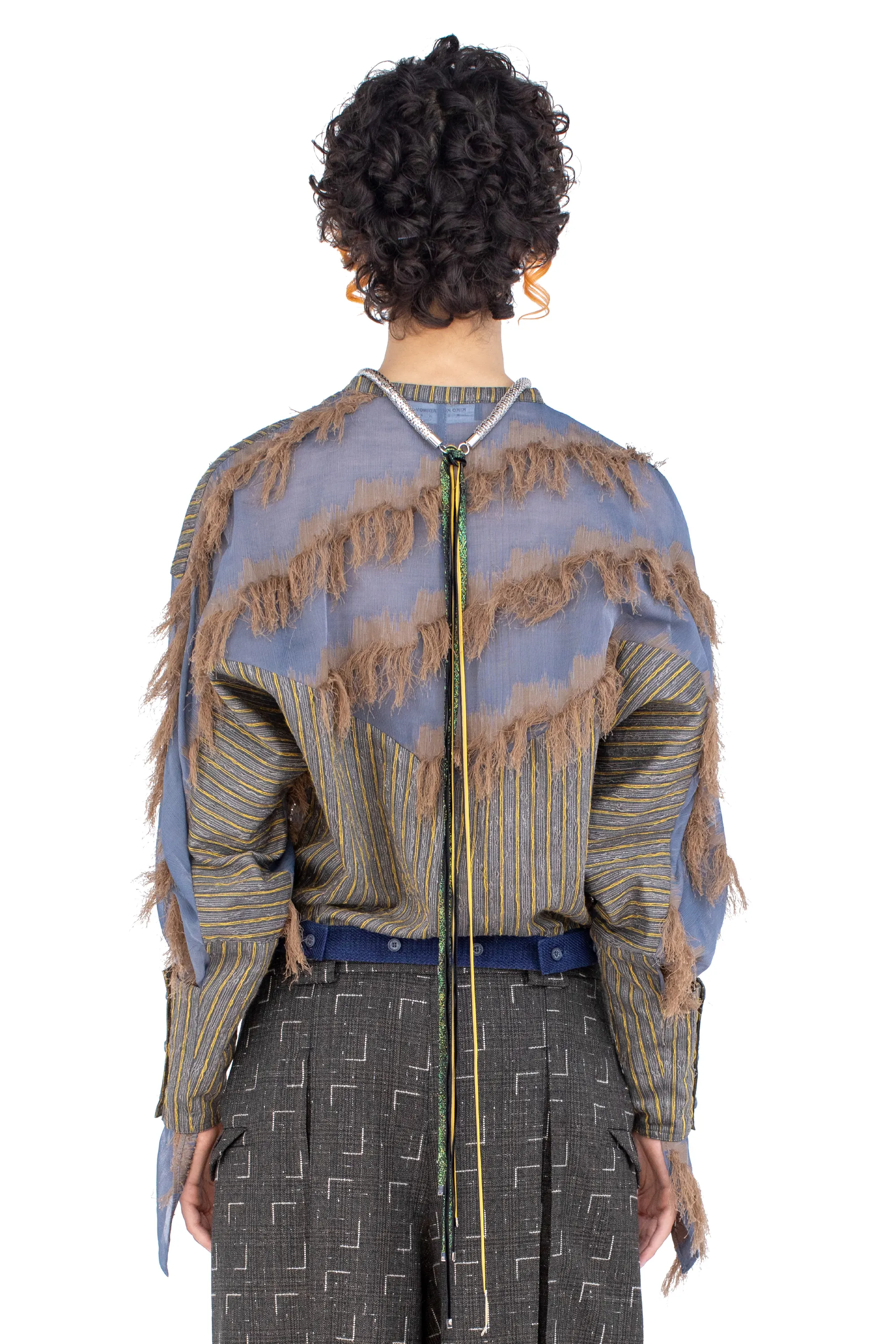 KIKO KOSTADINOV IMAGIST SHIRT - MARINER’S BLUE & SANDST