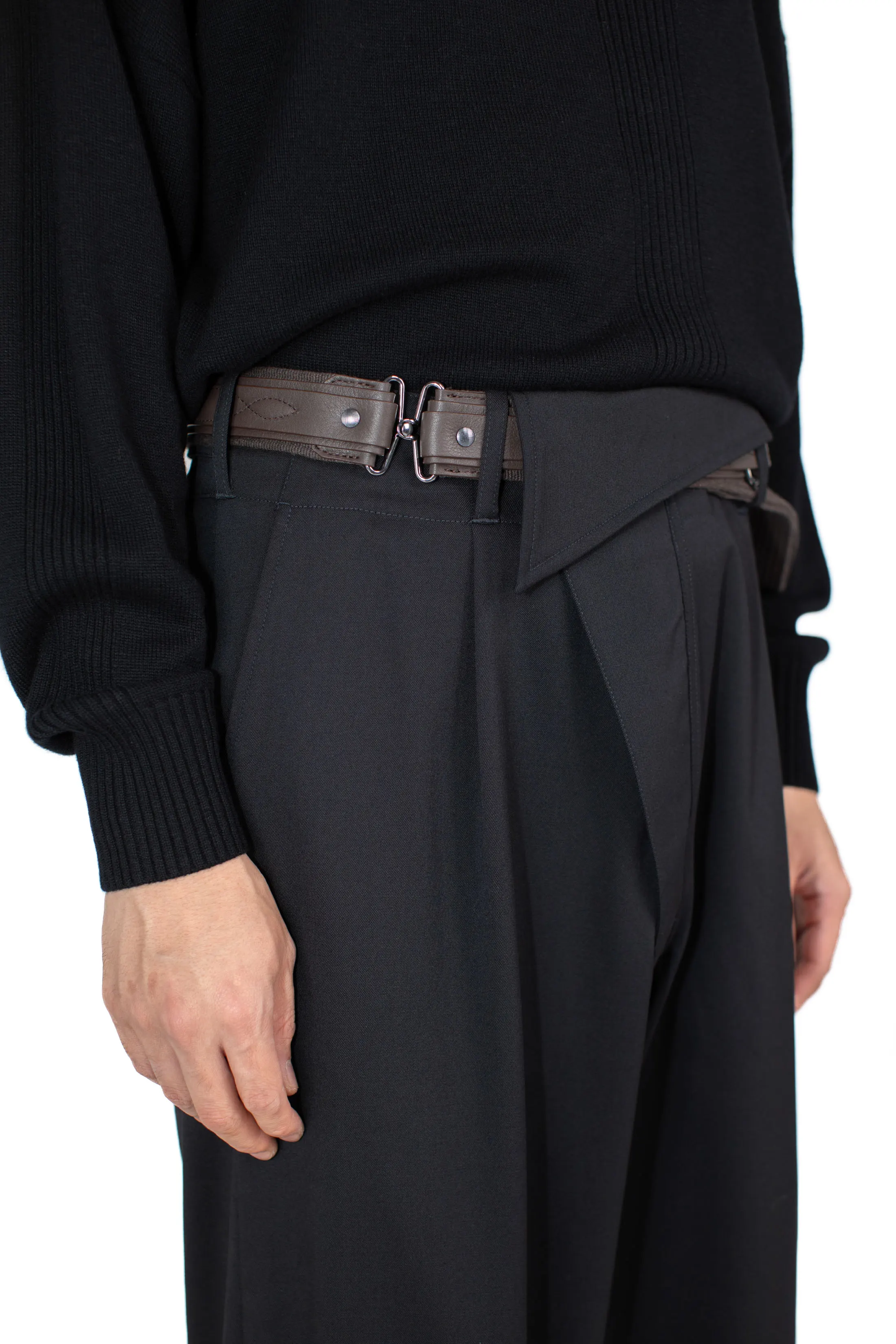 KIKO KOSTADINOV INEX BELT - CHOCOLATE