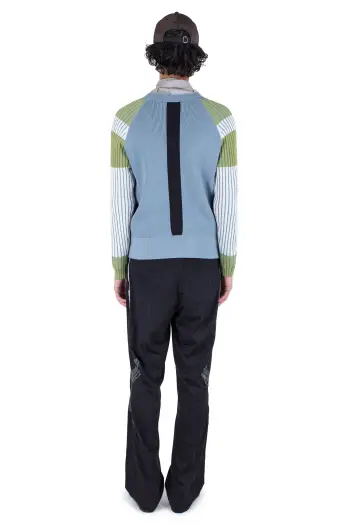 KIKO KOSTADINOV INEX CARDIGAN - BLUE / IVORY / GREEN / BLACK