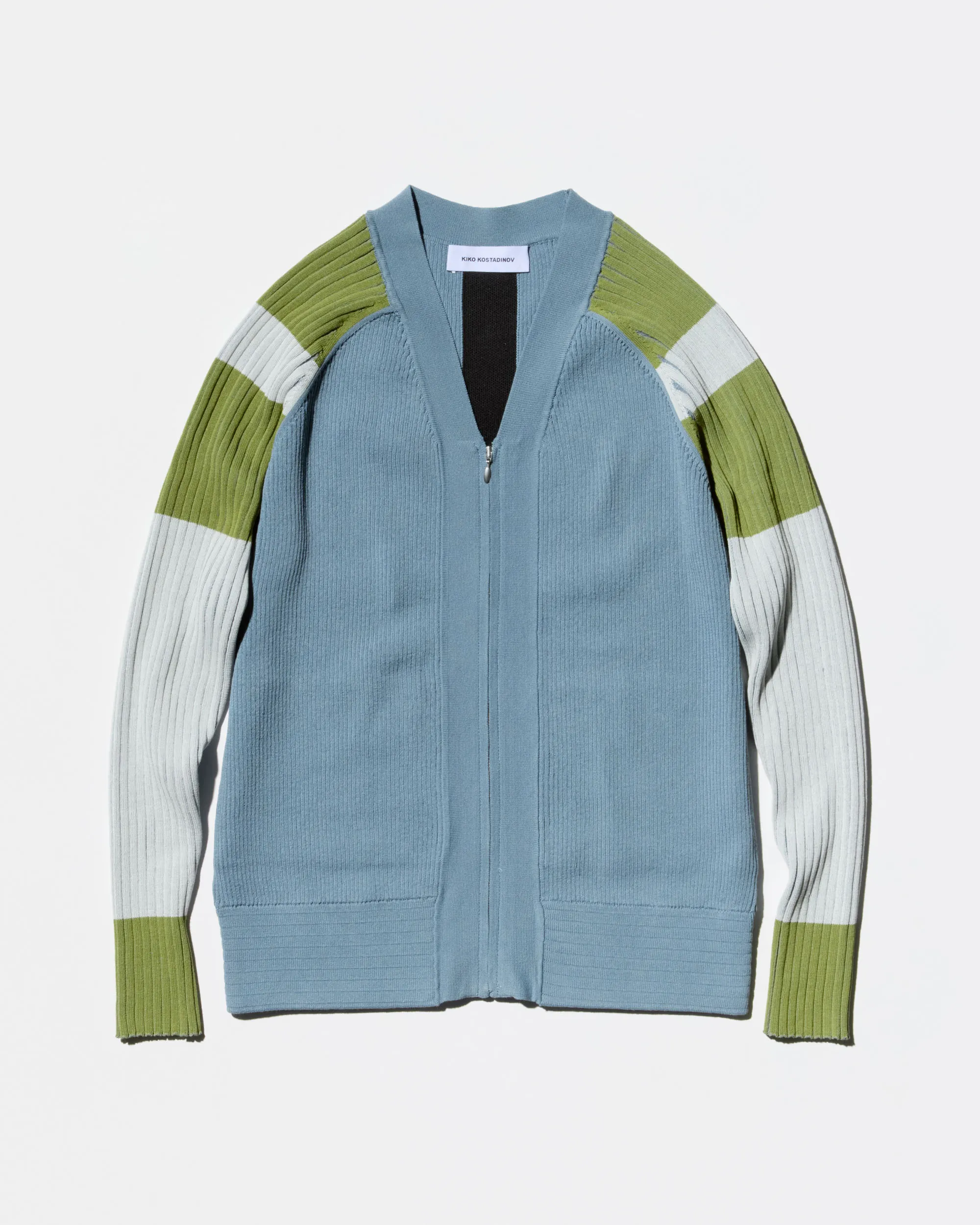 KIKO KOSTADINOV INEX CARDIGAN - BLUE / IVORY / GREEN / BLACK