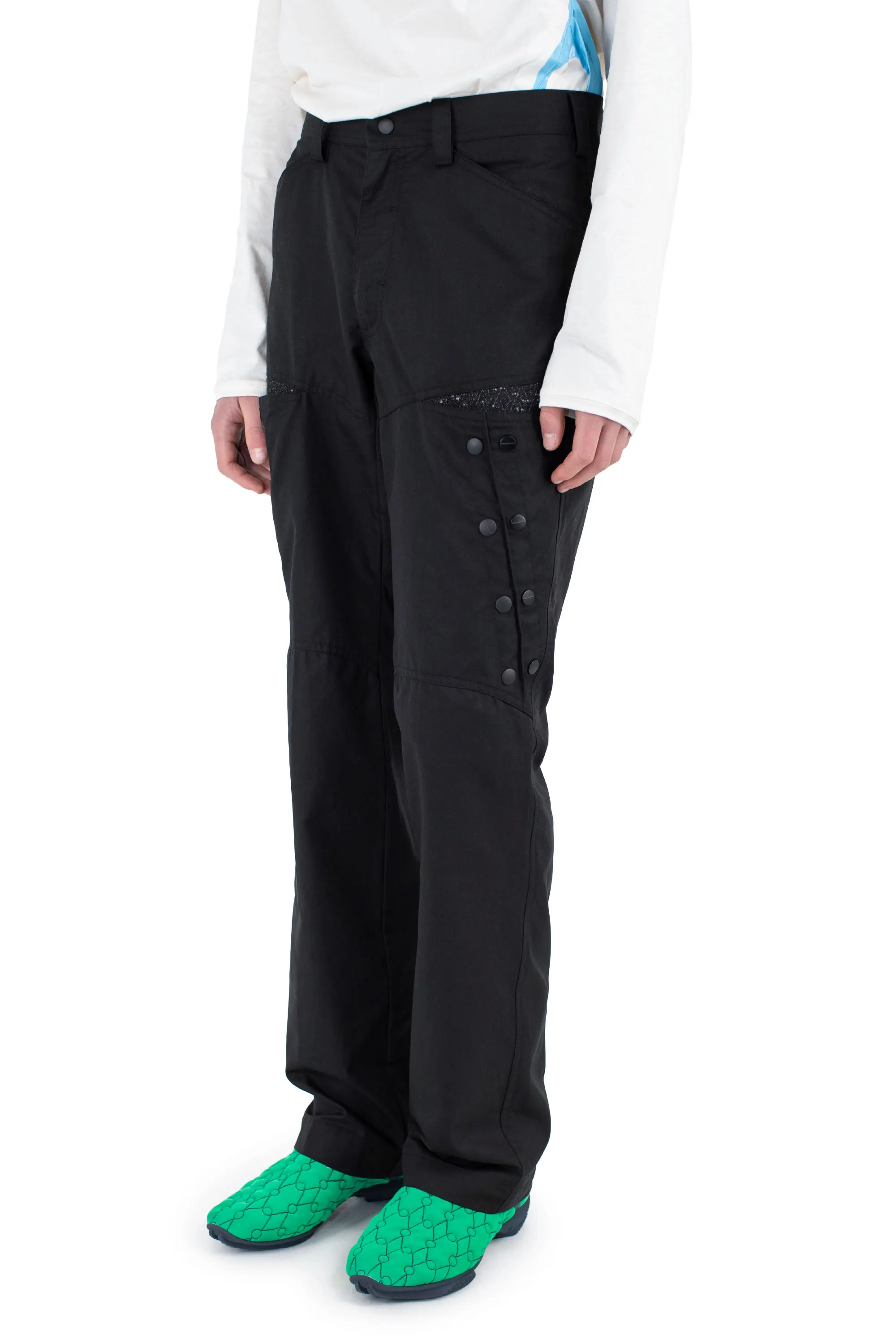 INEX SNAP TROUSER - BLACK SABLE / ASH BLACK – KIKO KOSTADINOV