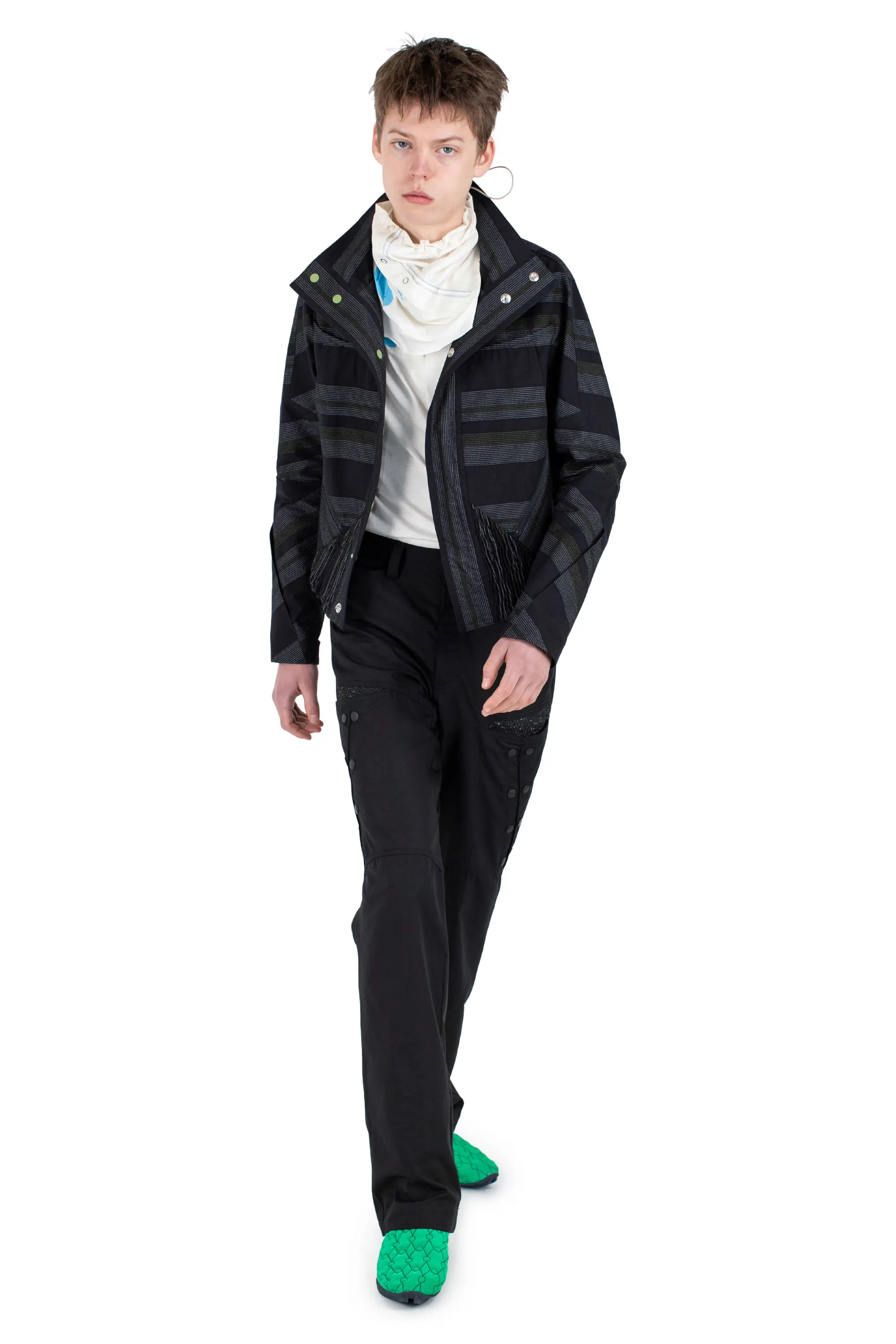 INEX SNAP TROUSER - BLACK SABLE / ASH BLACK – KIKO KOSTADINOV