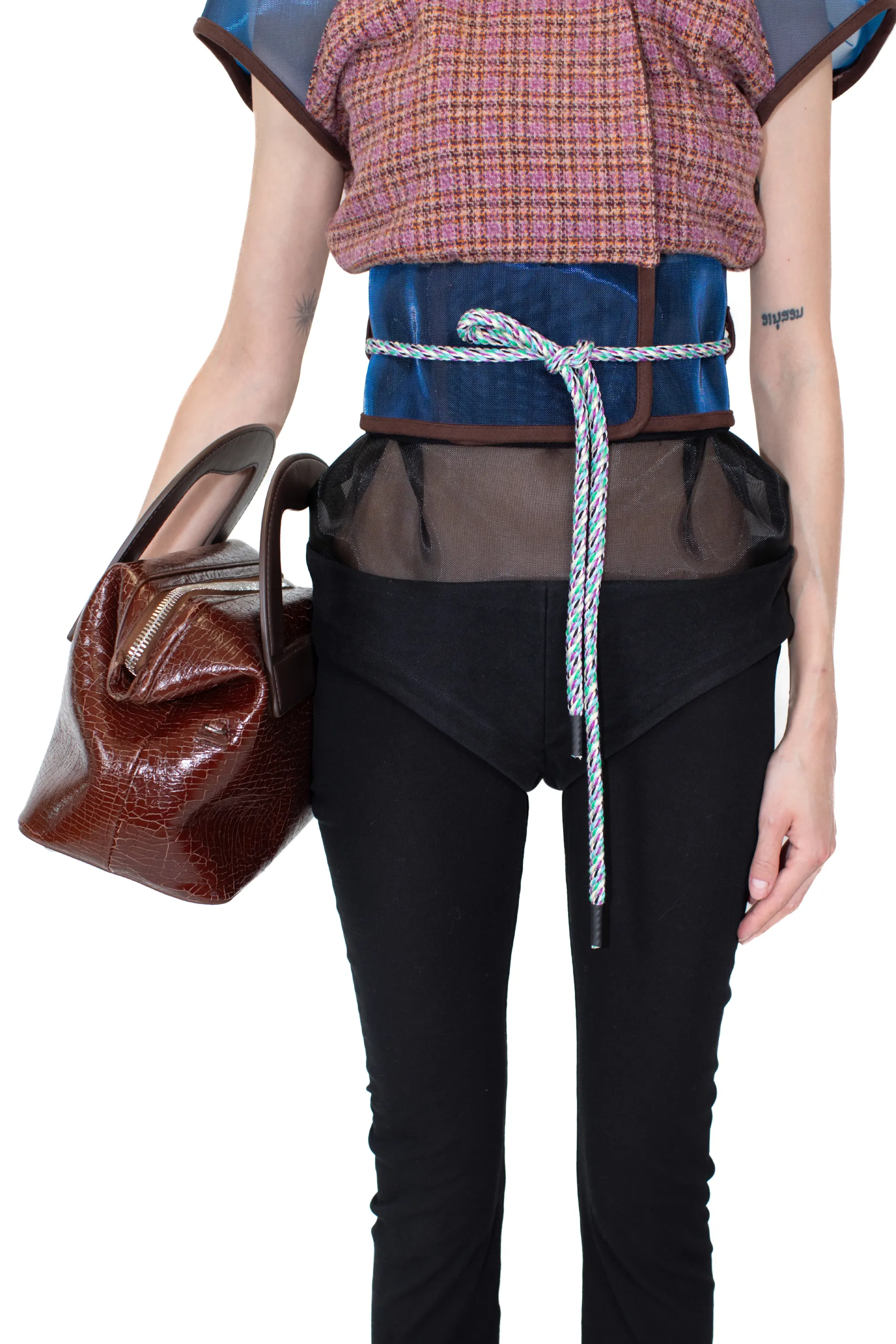 KIKO KOSTADINOV ISADORA BAG - CRACKED BROWN