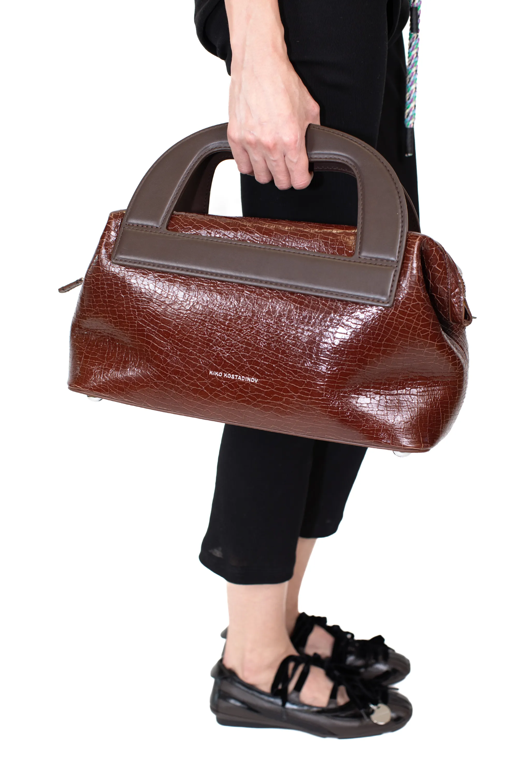 KIKO KOSTADINOV ISADORA BAG - CRACKED BROWN