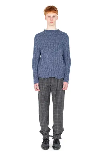 KIKO KOSTADINOV KADA KNIT PULLOVER - BLUE MELANGE