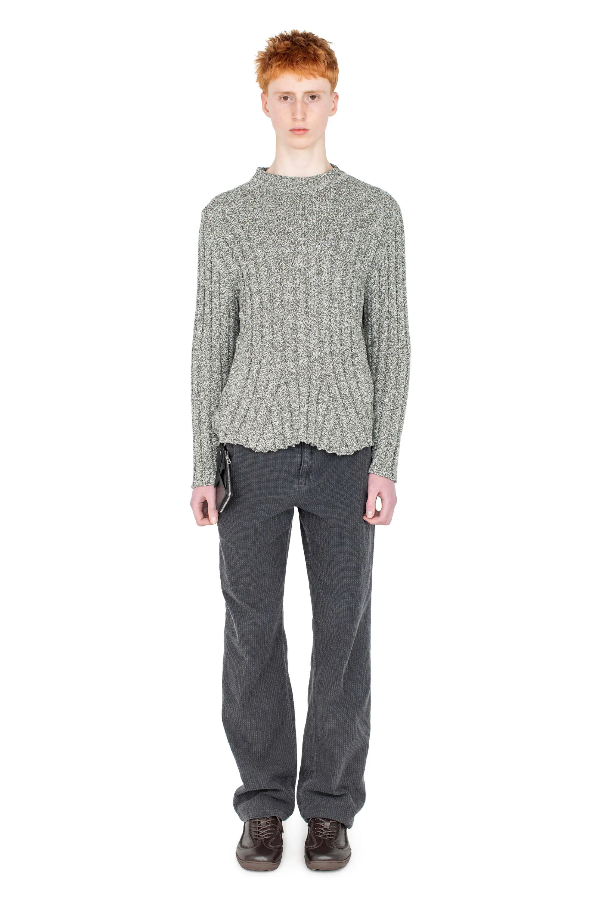 KIKO KOSTADINOV KADA KNIT PULLOVER - GREY MELANGE