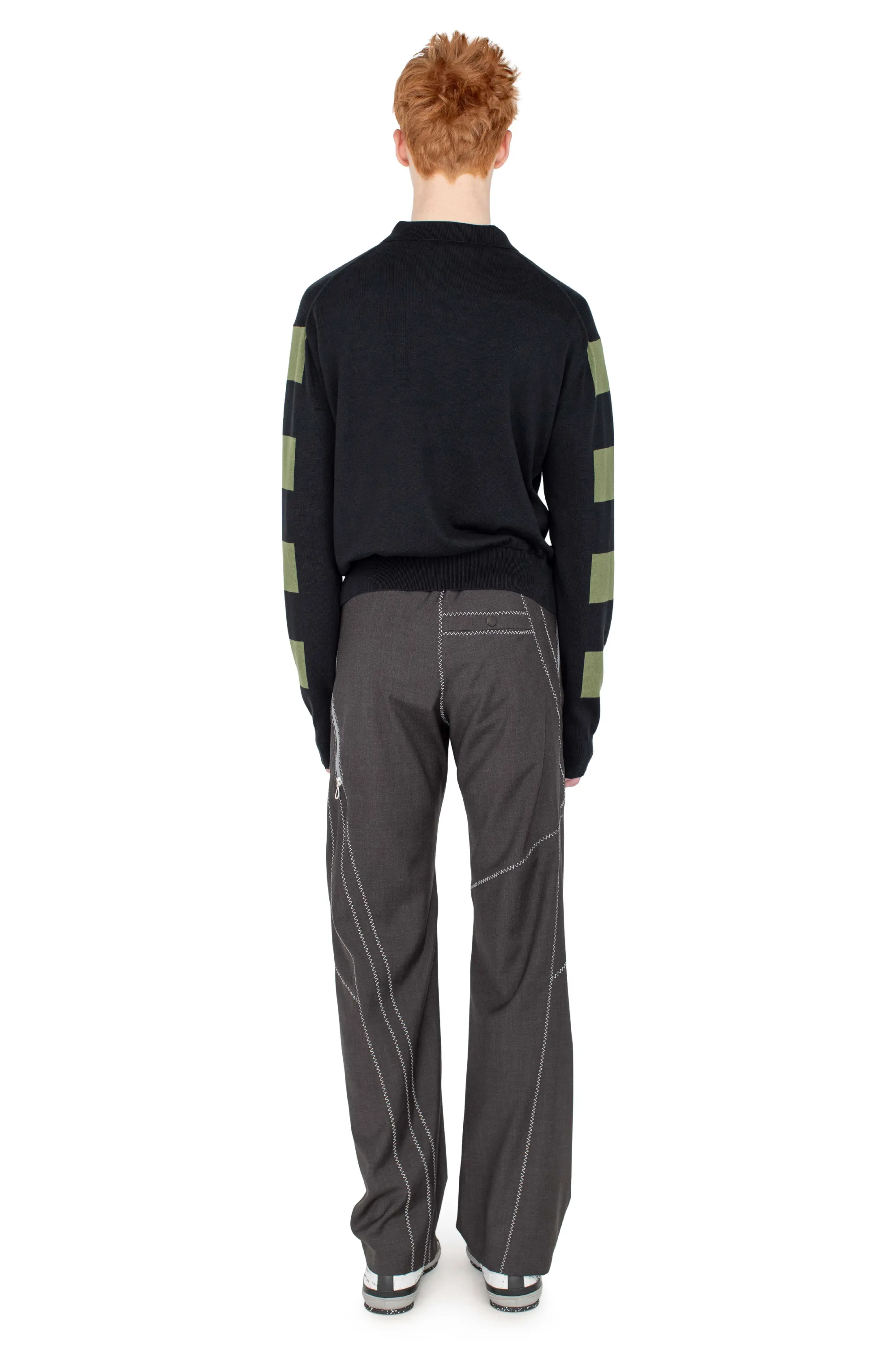 KIKO KOSTADINOV KEST CARDIGAN - BLACK & FERN