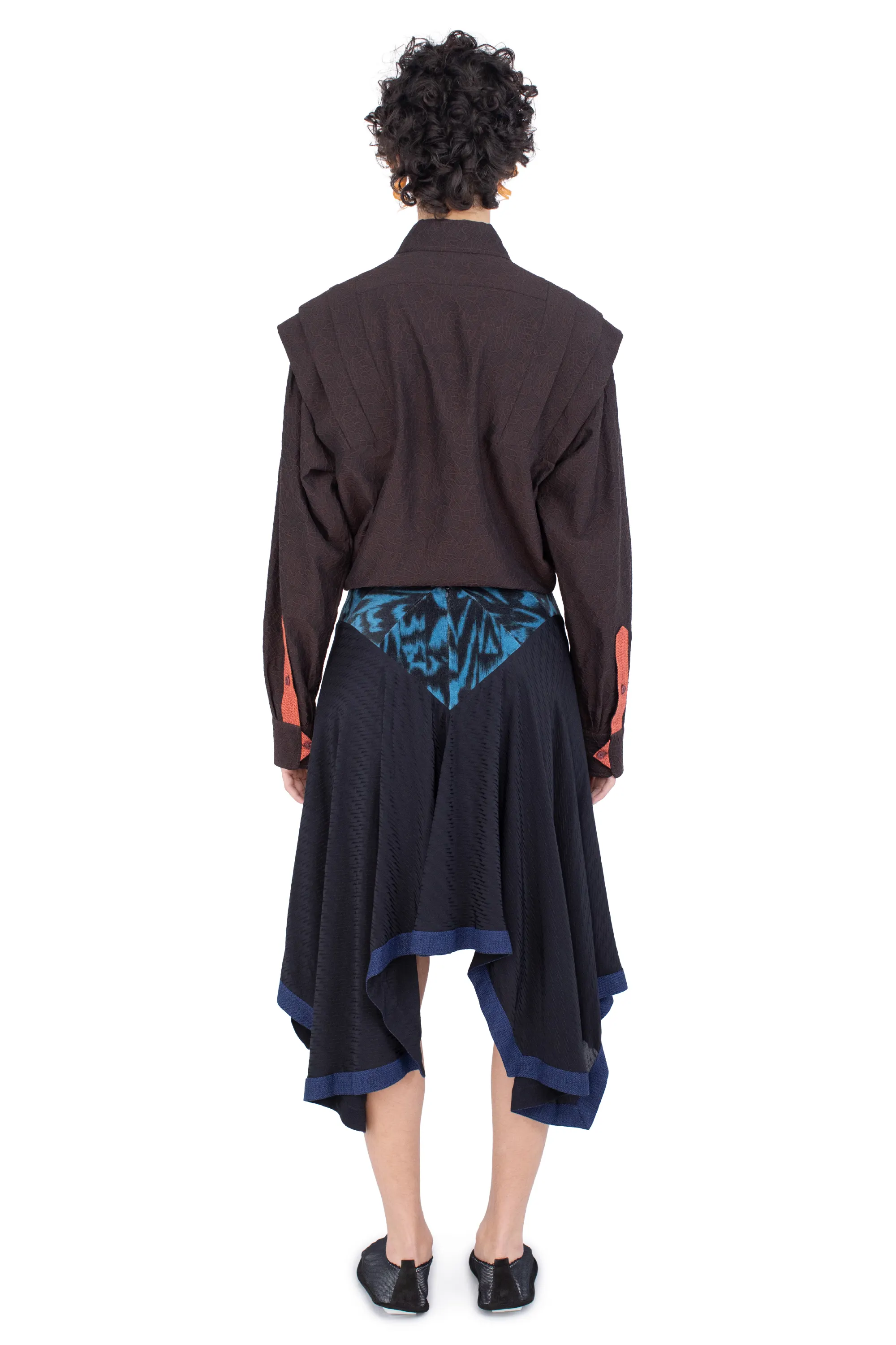 KIKO KOSTADINOV KLAPHECK SKIRT - NIGHT BLACK
