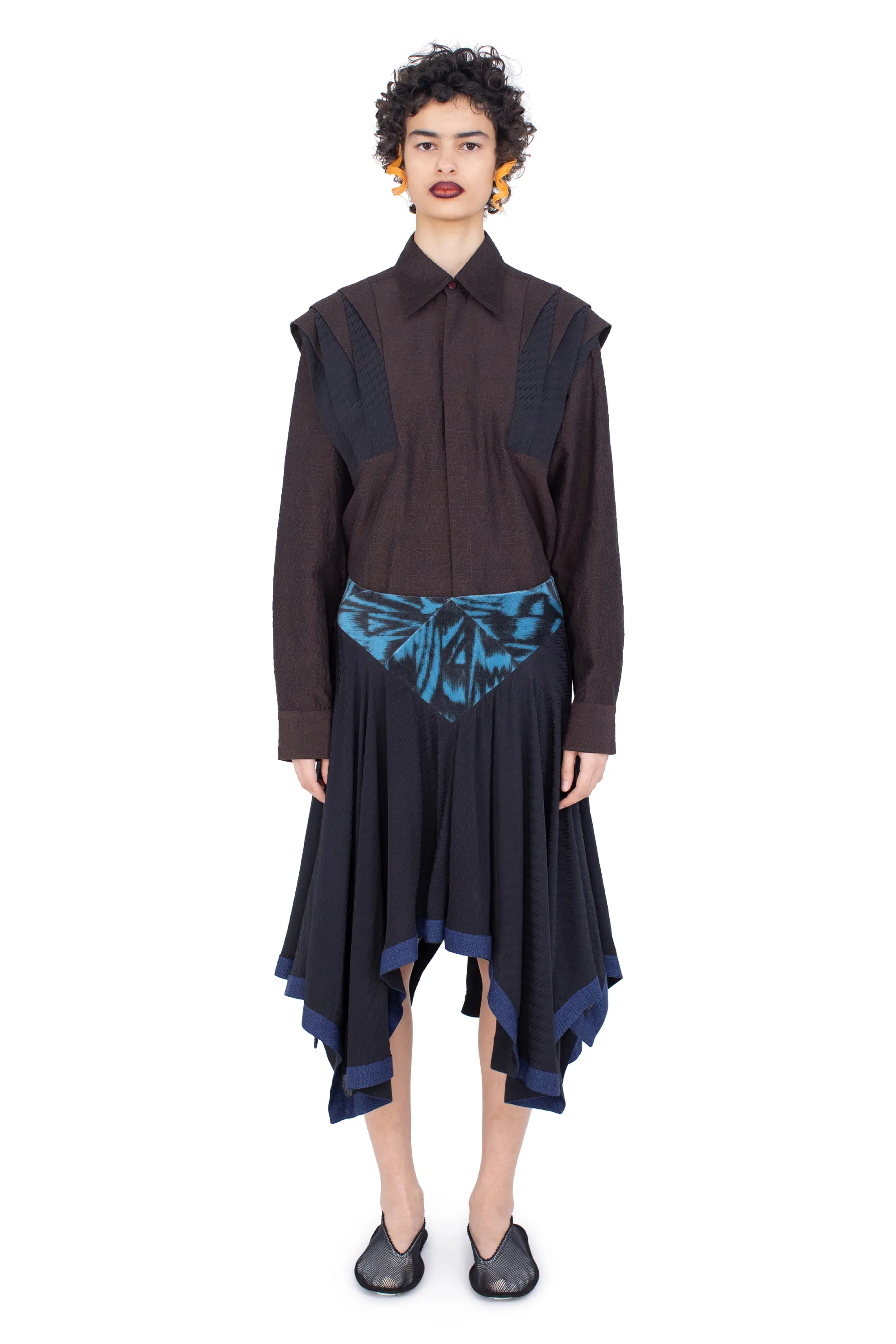 KIKO KOSTADINOV KLAPHECK SKIRT - NIGHT BLACK
