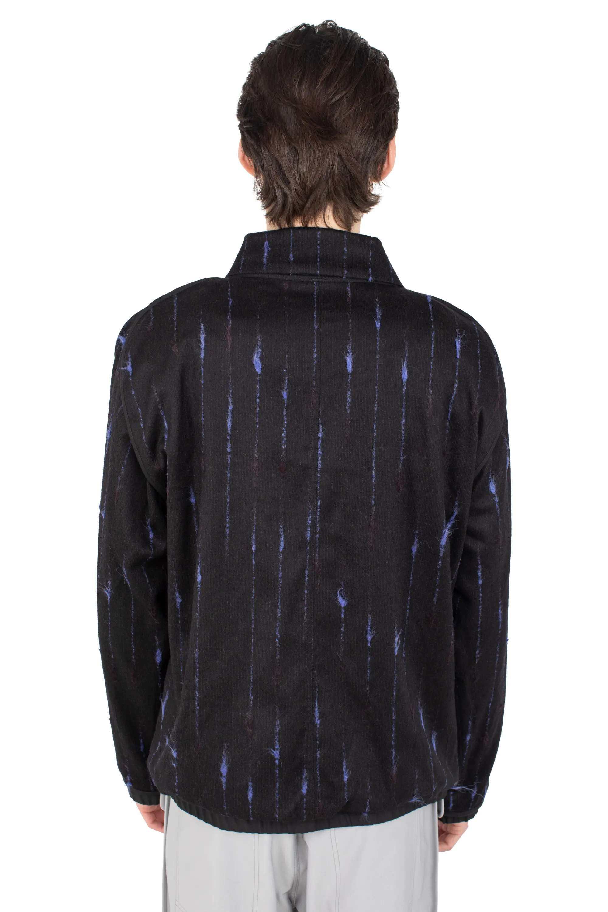 KIKO KOSTADINOV KOMLO JACKET - BLACK & ROYAL BLUE