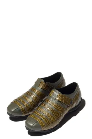 KIKO KOSTADINOV KORMOS FISHERMAN LOAFERS - FOREST GREEN