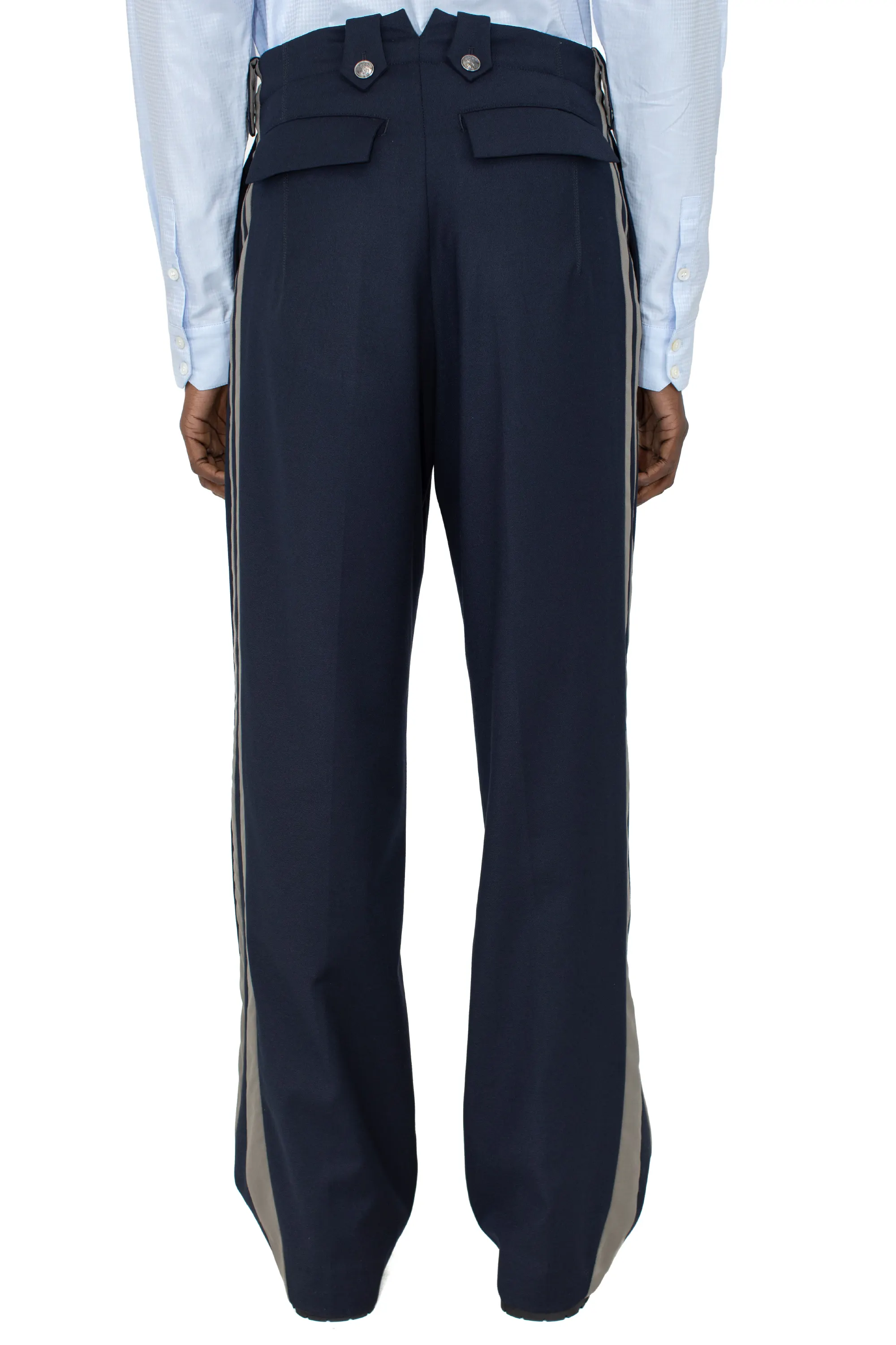 KIKO KOSTADINOV KORMOS MILITARY TROUSER - D NAVY/SLATE GREY