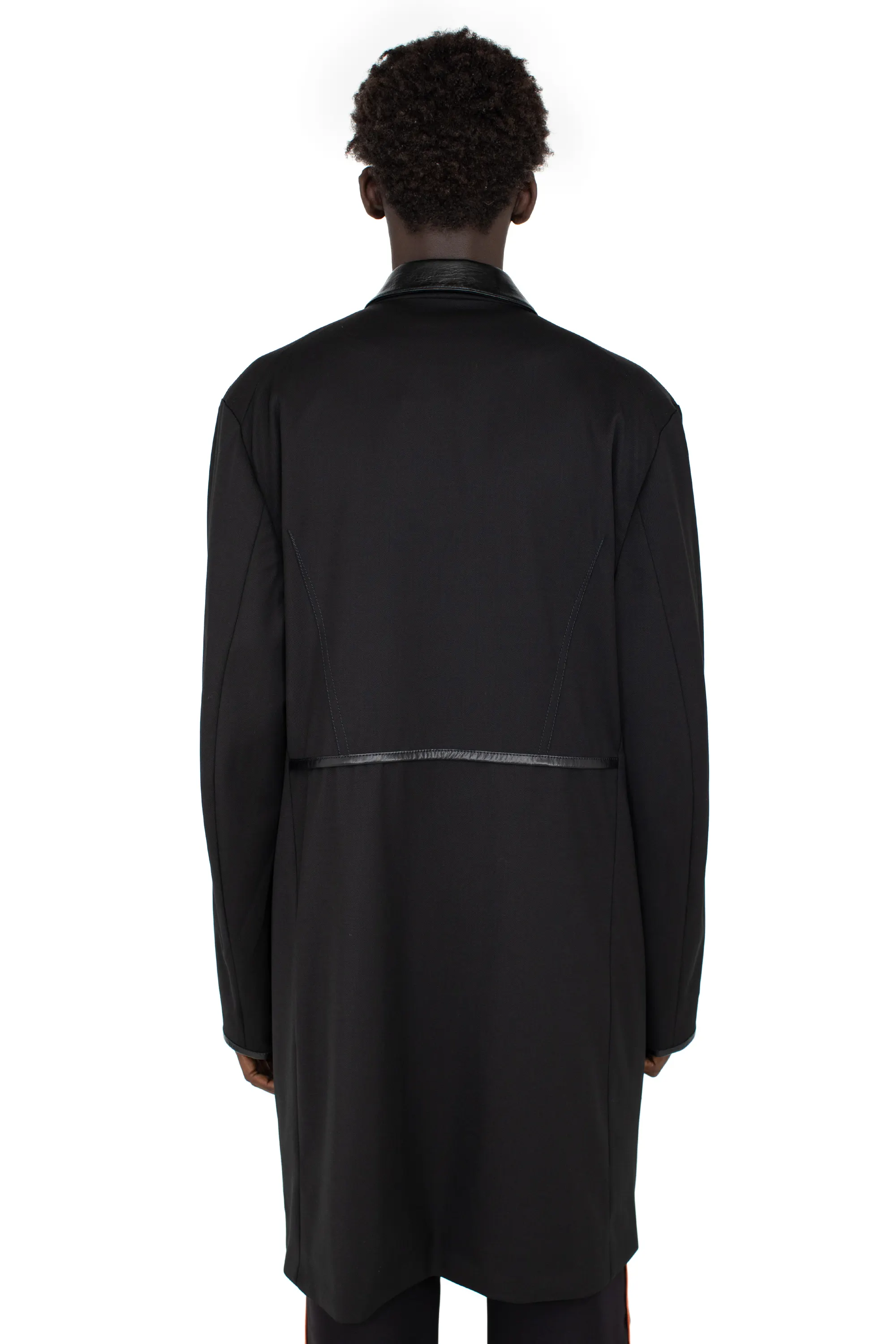KIKO KOSTADINOV KRANER WOOL COAT - CROW BLACK