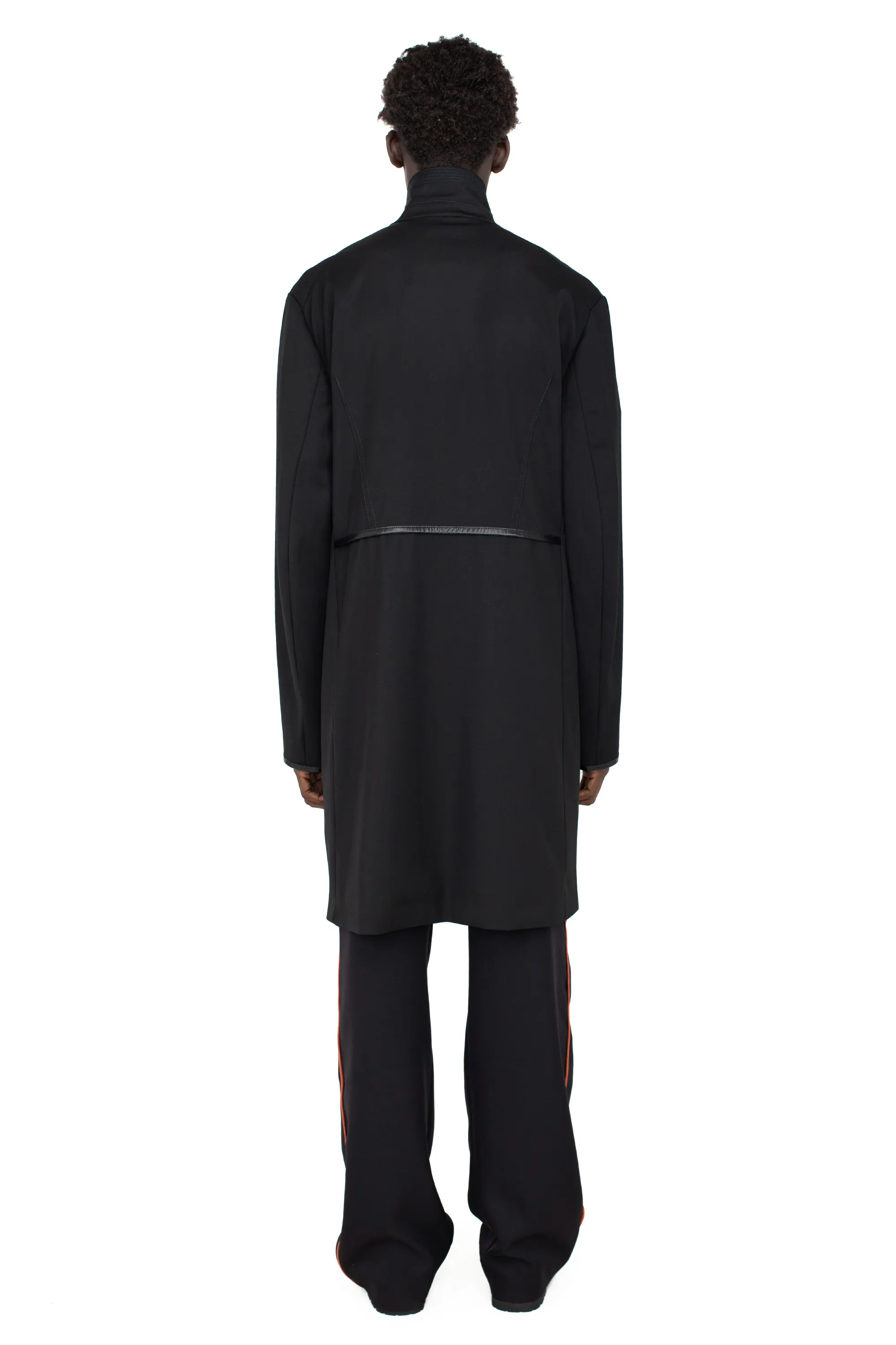 KIKO KOSTADINOV KRANER WOOL COAT - CROW BLACK