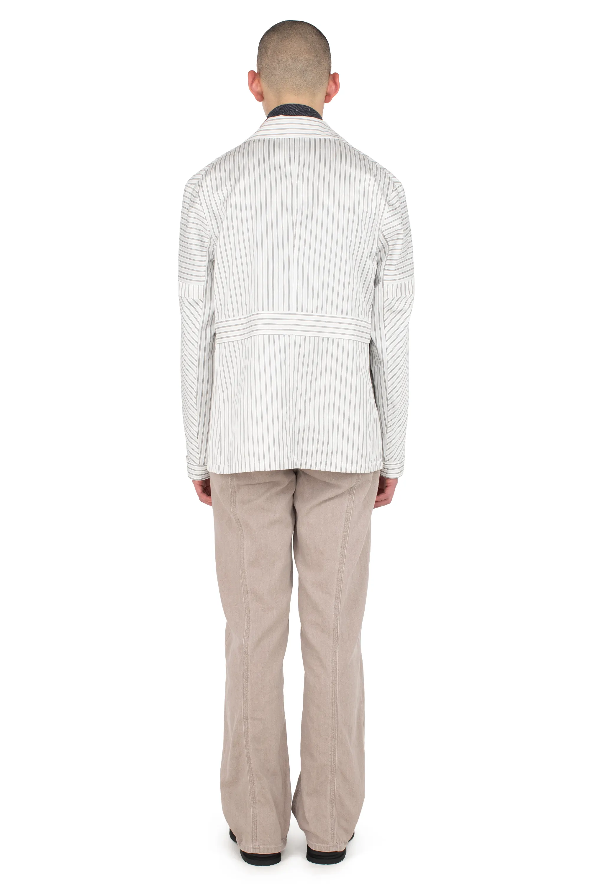 KIKO KOSTADINOV KYAN SHIRT - KHAKI & BEIGE