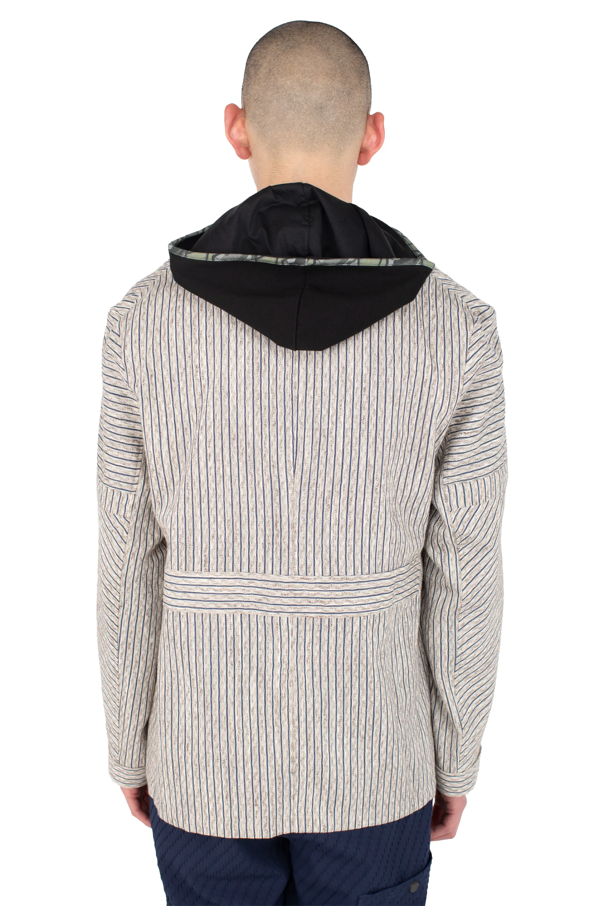 KIKO KOSTADINOV KYAN SHIRT - TAN & BLUE