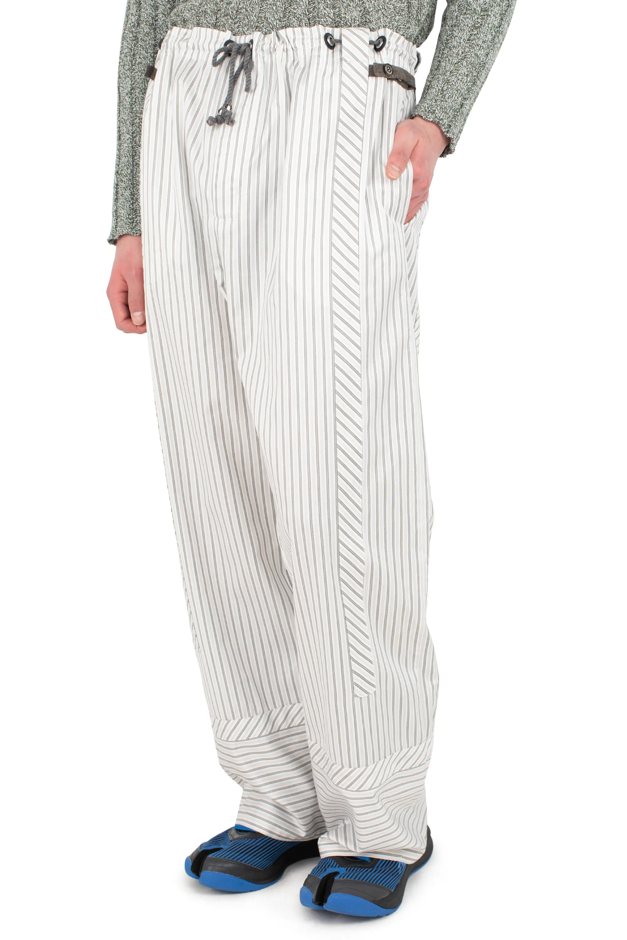 KIKO KOSTADINOV KYAN TROUSER - KHAKI & BEIGE