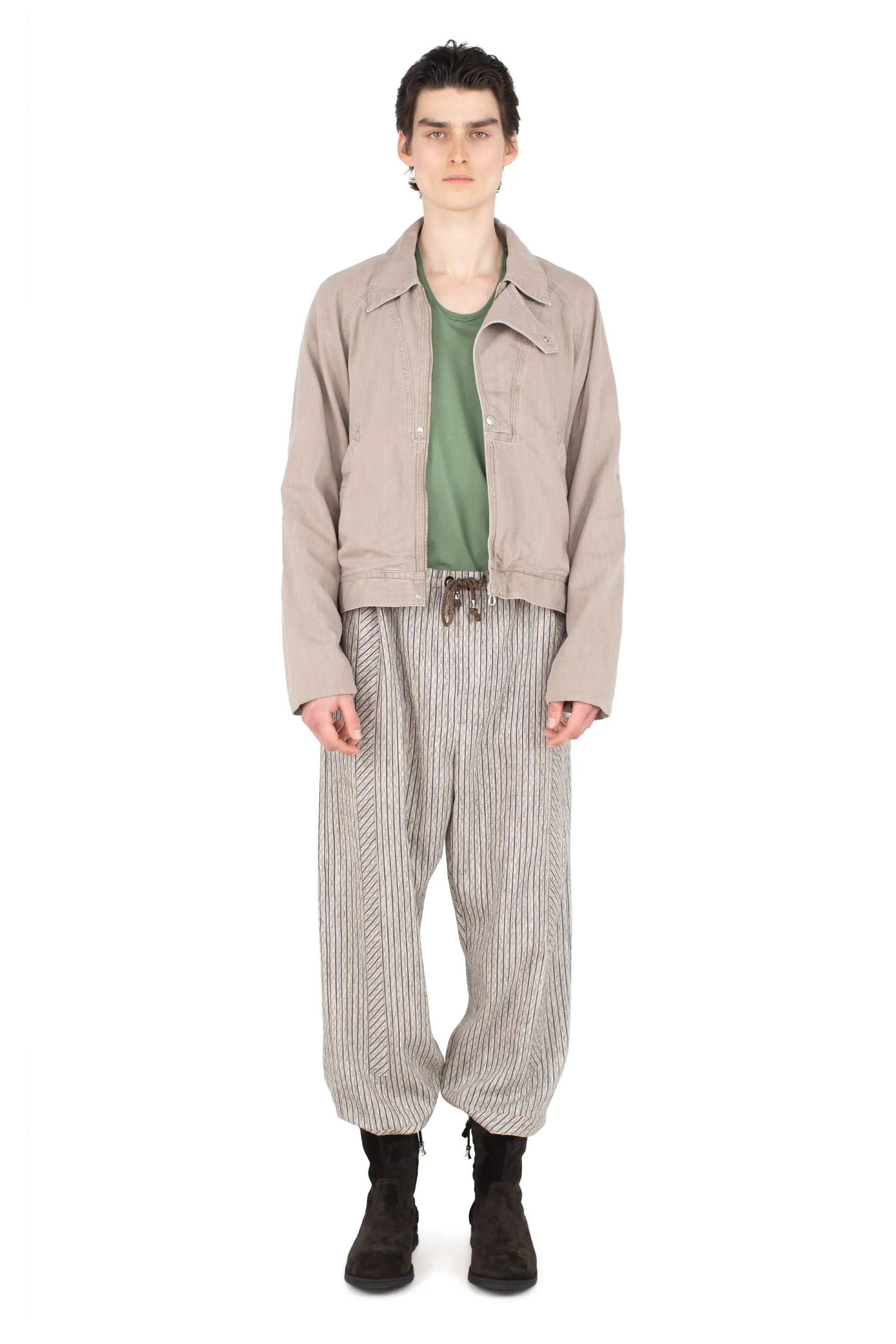 KIKO KOSTADINOV KYAN TROUSER - TAN & BLUE
