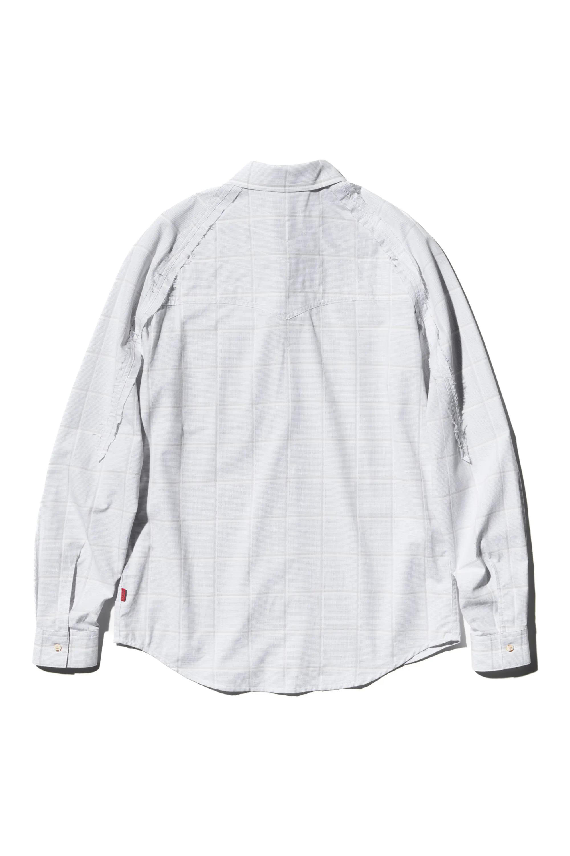 KIKO KOSTADINOV LEVI'S ANDY PATTERN SHIRT - LIGHT GREY
