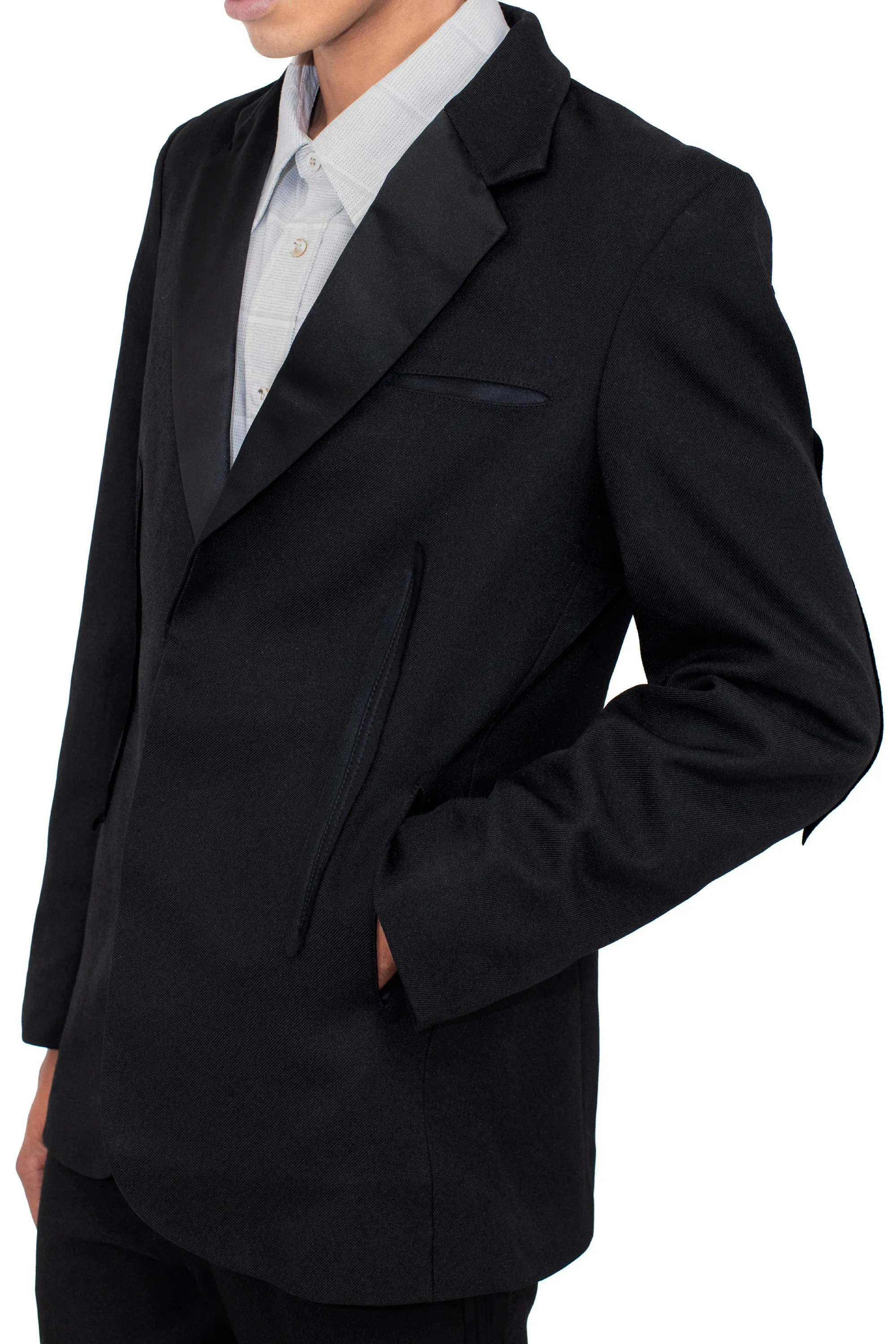 KIKO KOSTADINOV LEVI'S ANDY SUIT JACKET - BLACK
