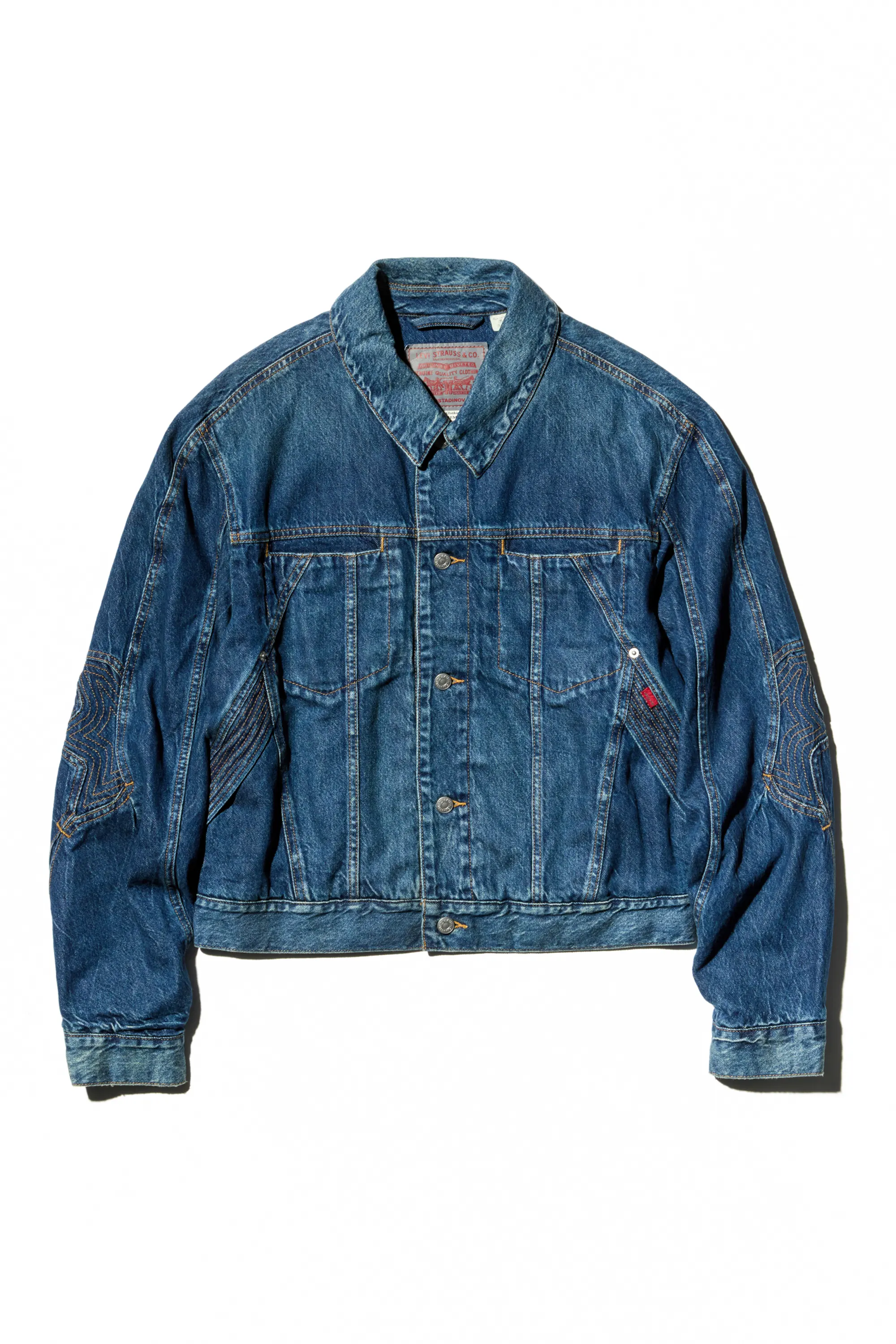 KIKO KOSTADINOV LEVI'S ARTICULATE JACKET - BLUE