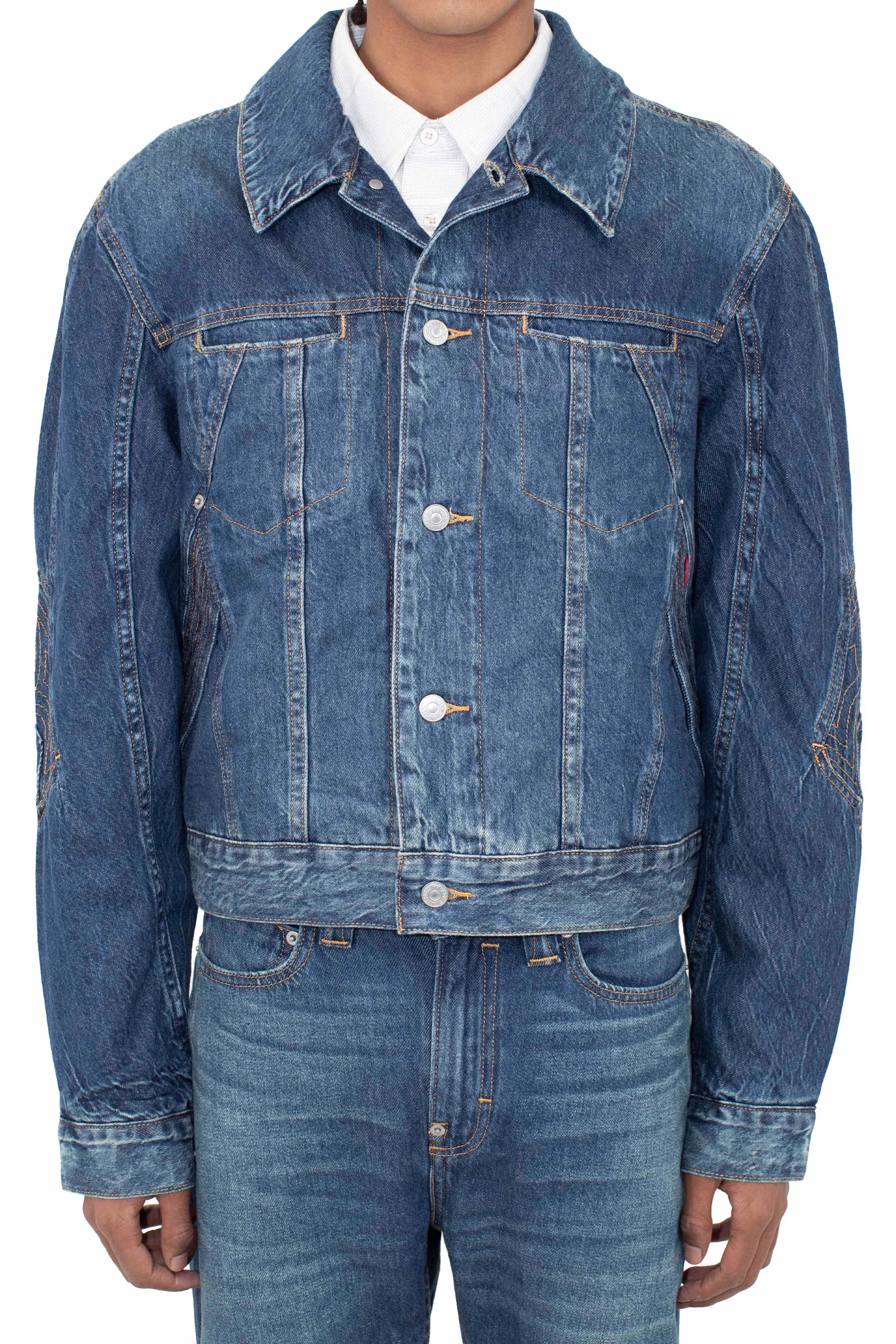 KIKO KOSTADINOV LEVI'S ARTICULATE JACKET - BLUE
