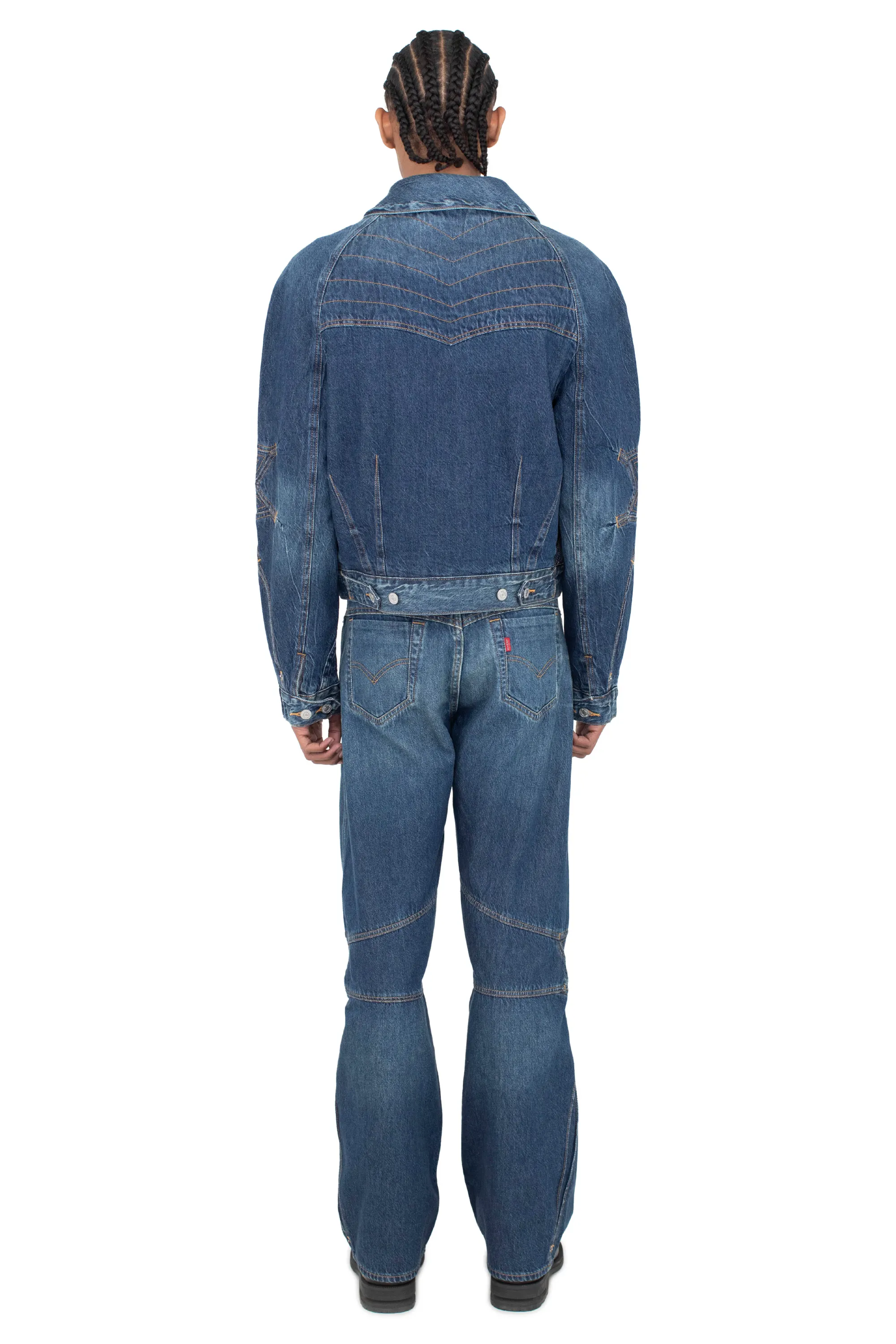 KIKO KOSTADINOV LEVI'S ARTICULATE JACKET - BLUE