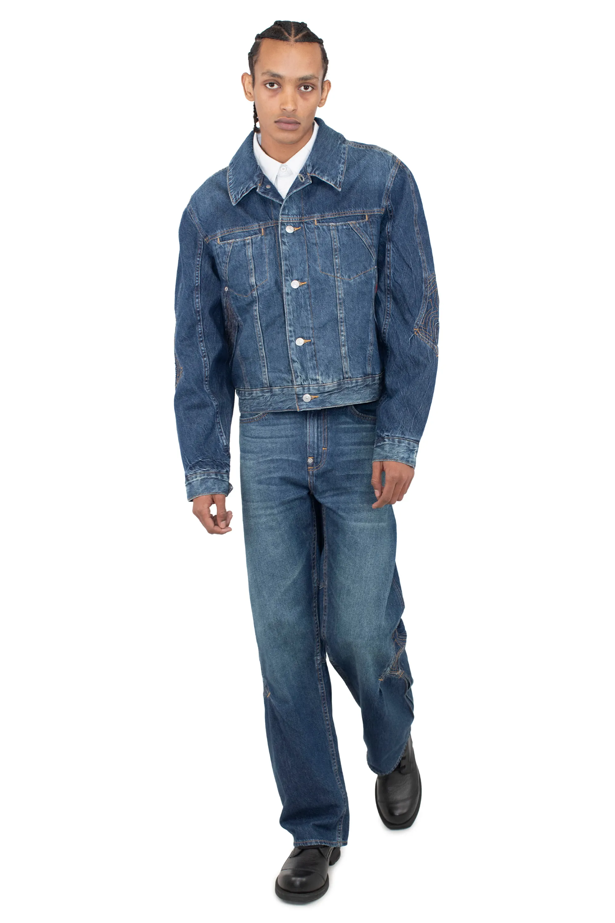 KIKO KOSTADINOV LEVI'S ARTICULATE JACKET - BLUE