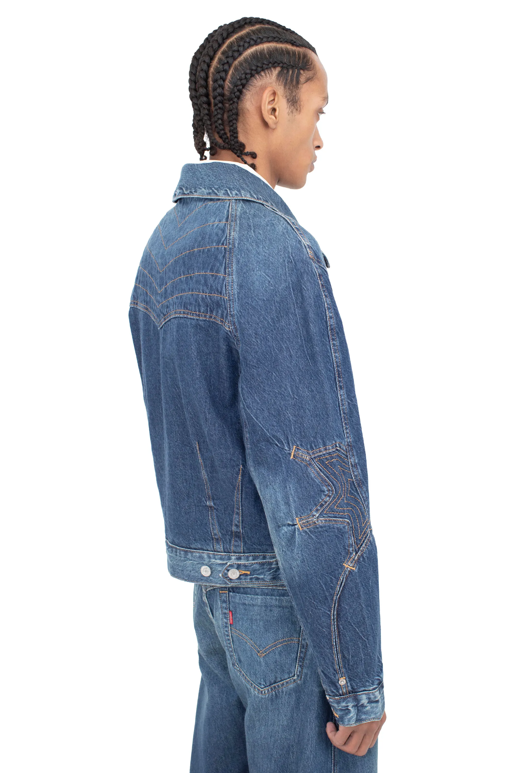 KIKO KOSTADINOV LEVI'S ARTICULATE JACKET - BLUE