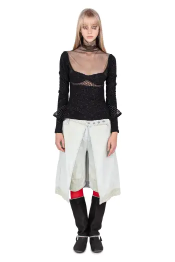 KIKO KOSTADINOV LEVI'S CARINA APRON SHORTS - LUPIN
