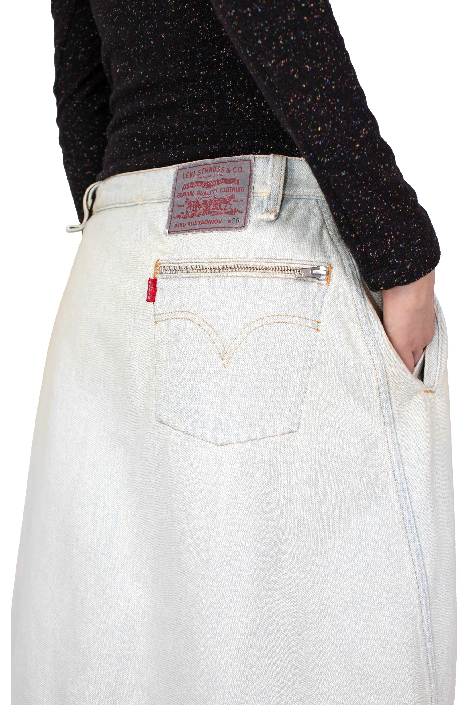 KIKO KOSTADINOV LEVI'S CARINA APRON SHORTS - LUPIN