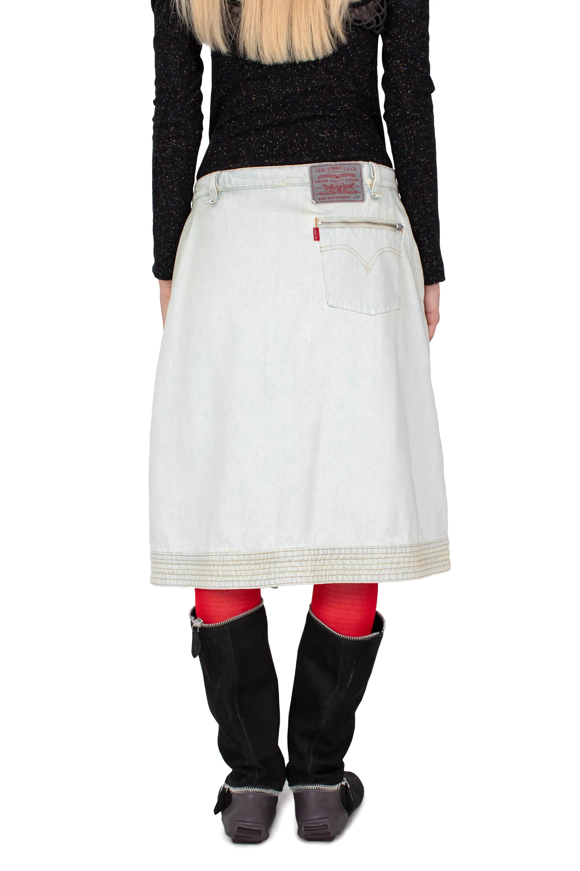 KIKO KOSTADINOV LEVI'S CARINA APRON SHORTS - LUPIN
