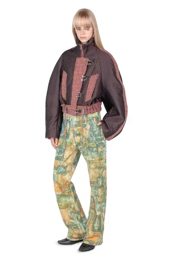 KIKO KOSTADINOV LEVI'S CARINA FLARED JEAN - POST PRINT