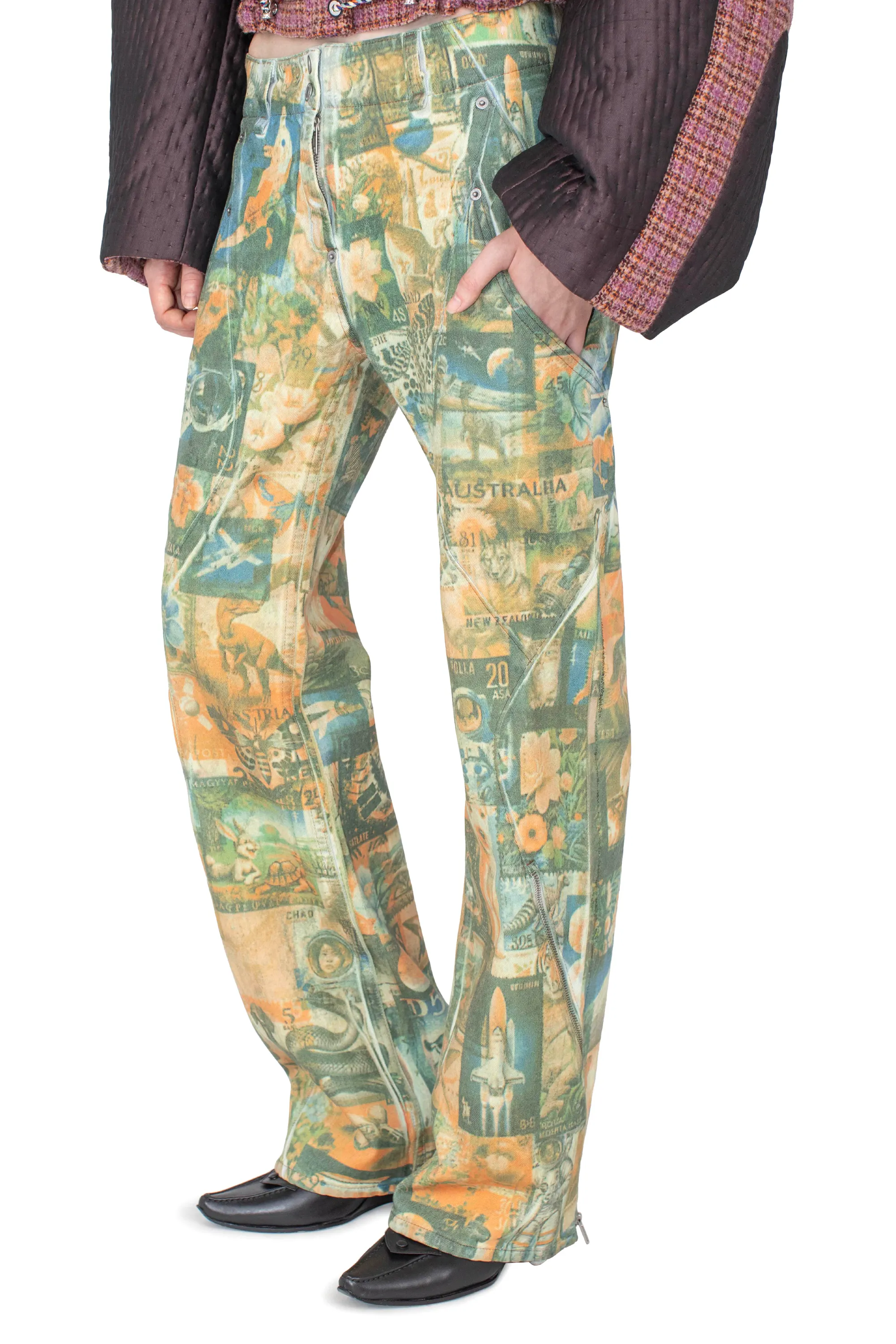 KIKO KOSTADINOV LEVI'S CARINA FLARED JEAN - POST PRINT