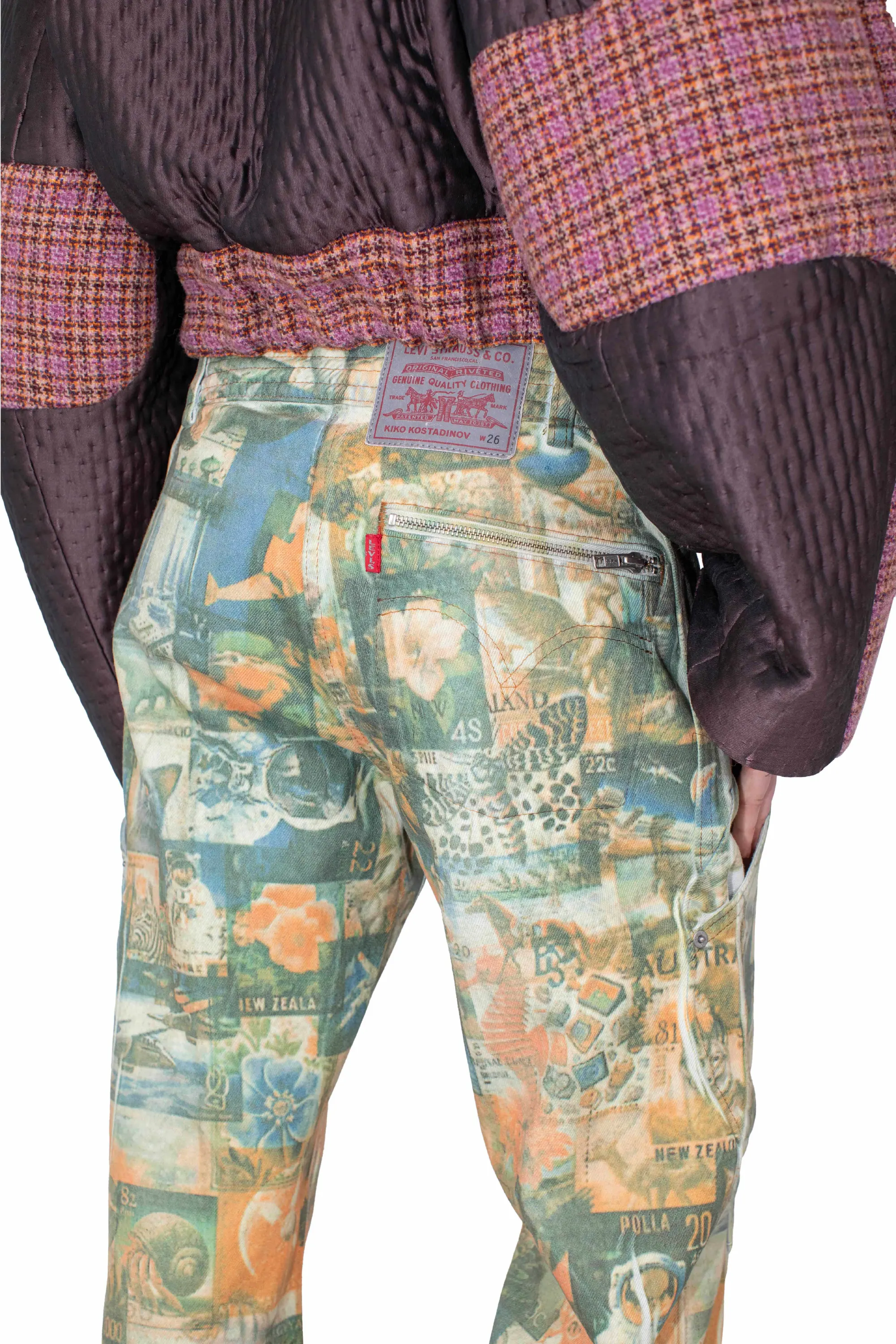 KIKO KOSTADINOV LEVI'S CARINA FLARED JEAN - POST PRINT