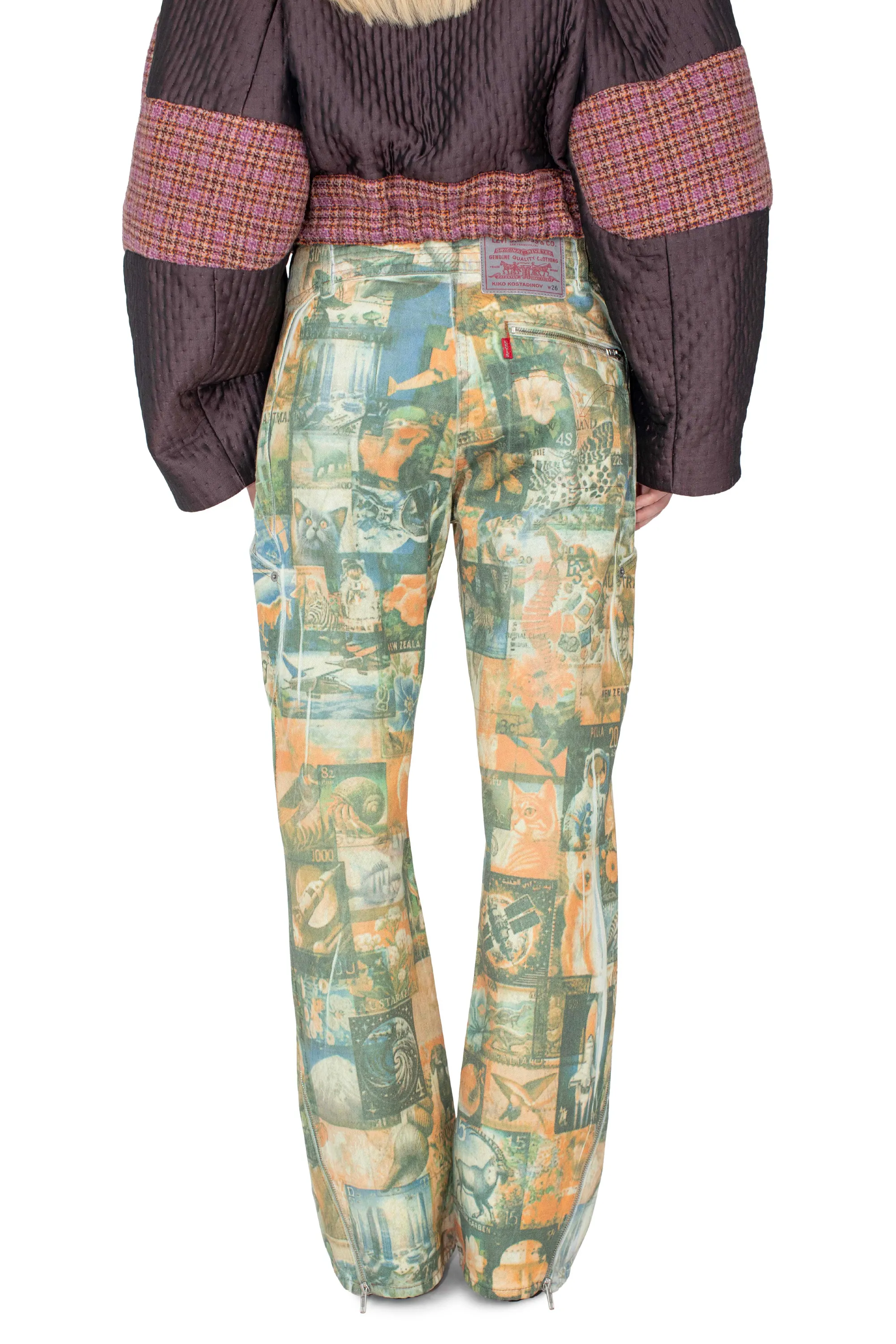 KIKO KOSTADINOV LEVI'S CARINA FLARED JEAN - POST PRINT