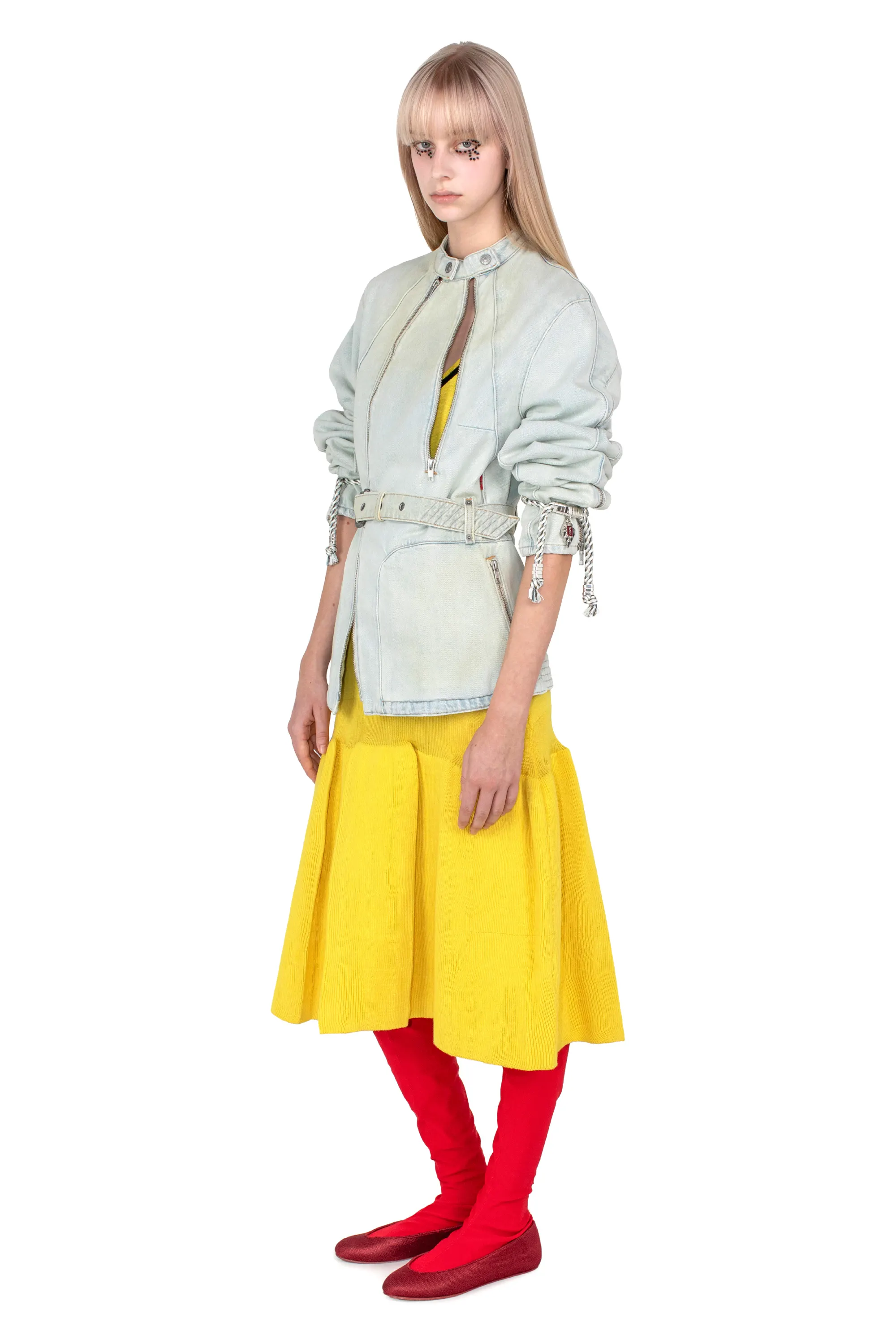 KIKO KOSTADINOV LEVI'S CARINA WAISTED JACKET - LUPIN