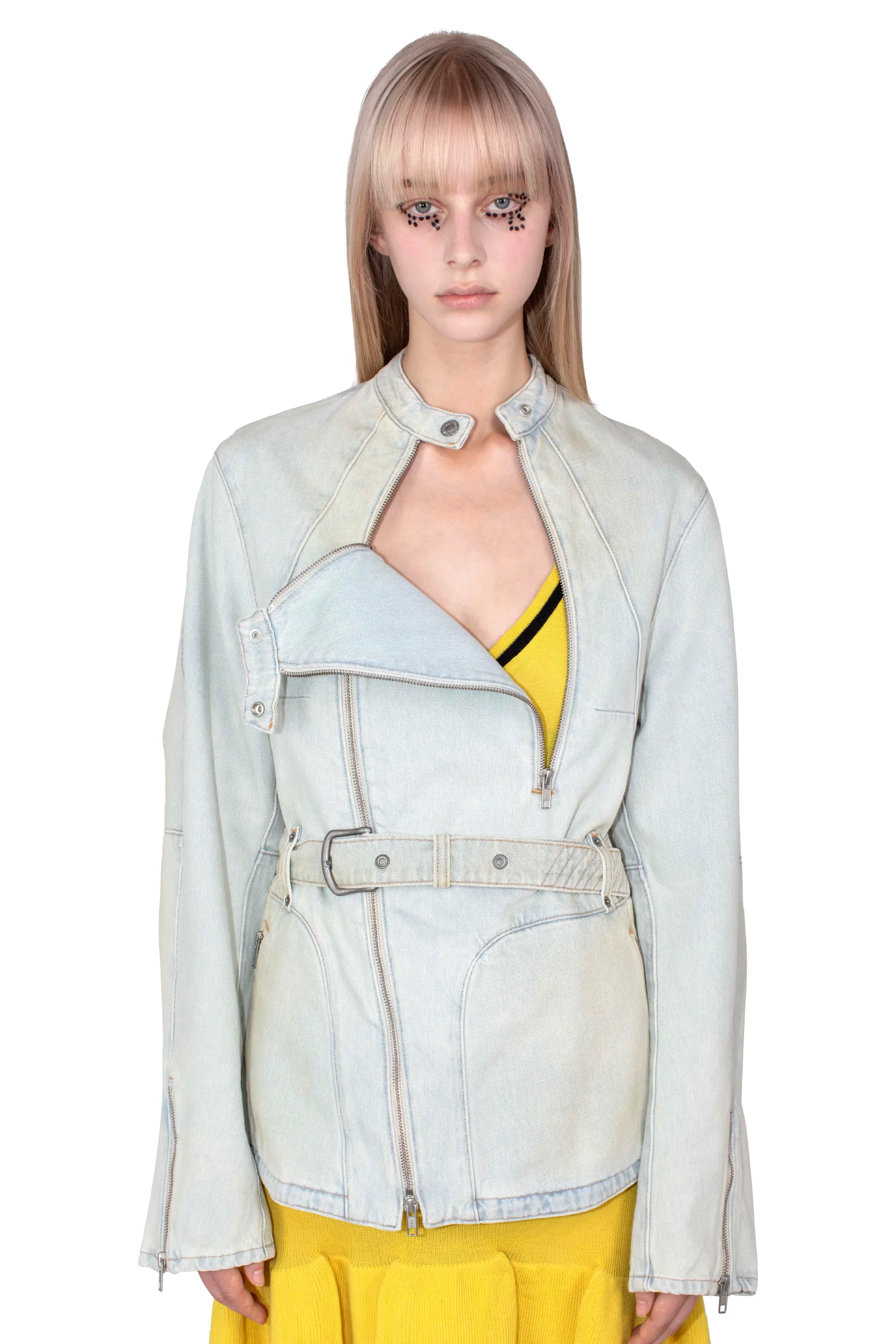 KIKO KOSTADINOV LEVI'S CARINA WAISTED JACKET - LUPIN