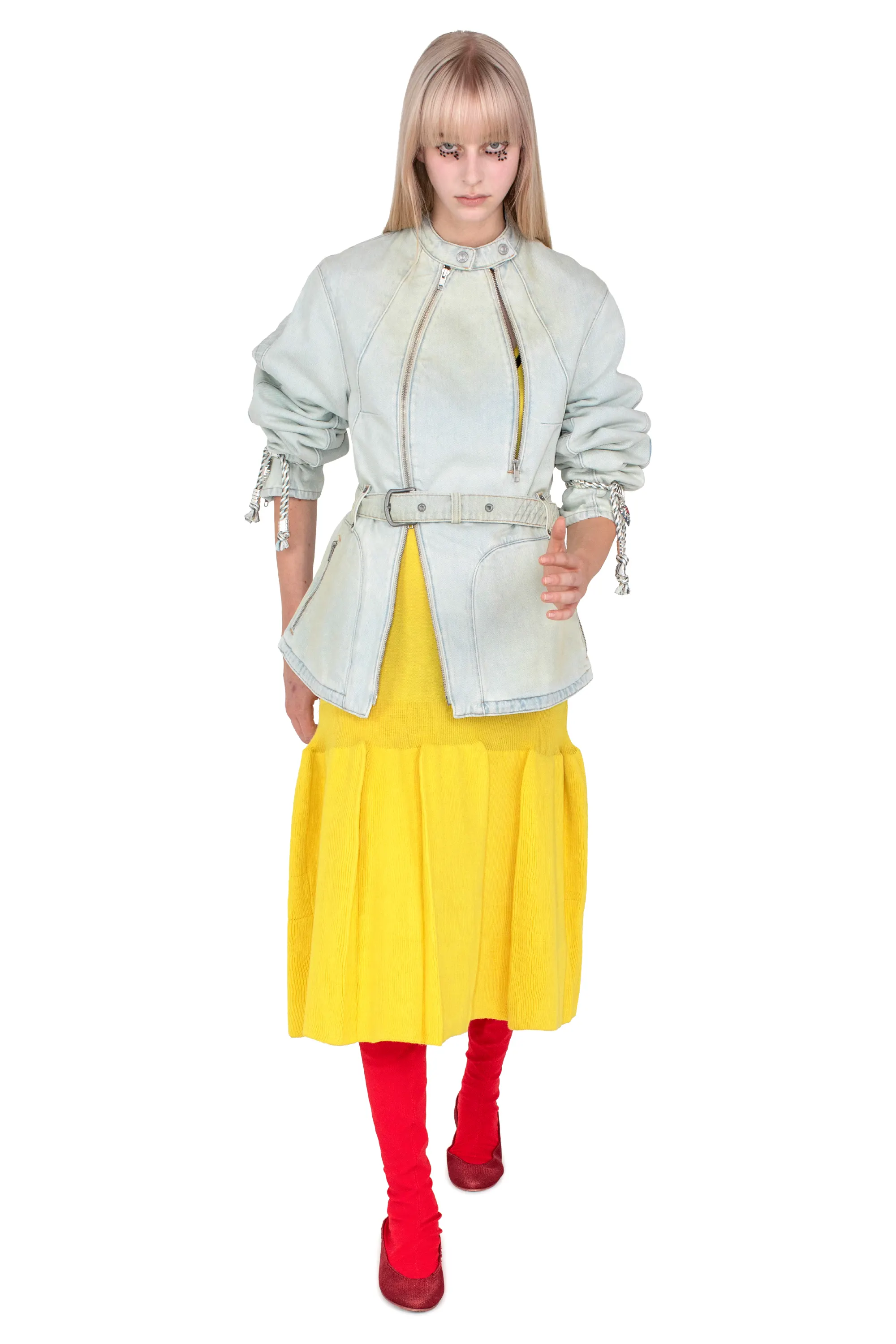 KIKO KOSTADINOV LEVI'S CARINA WAISTED JACKET - LUPIN