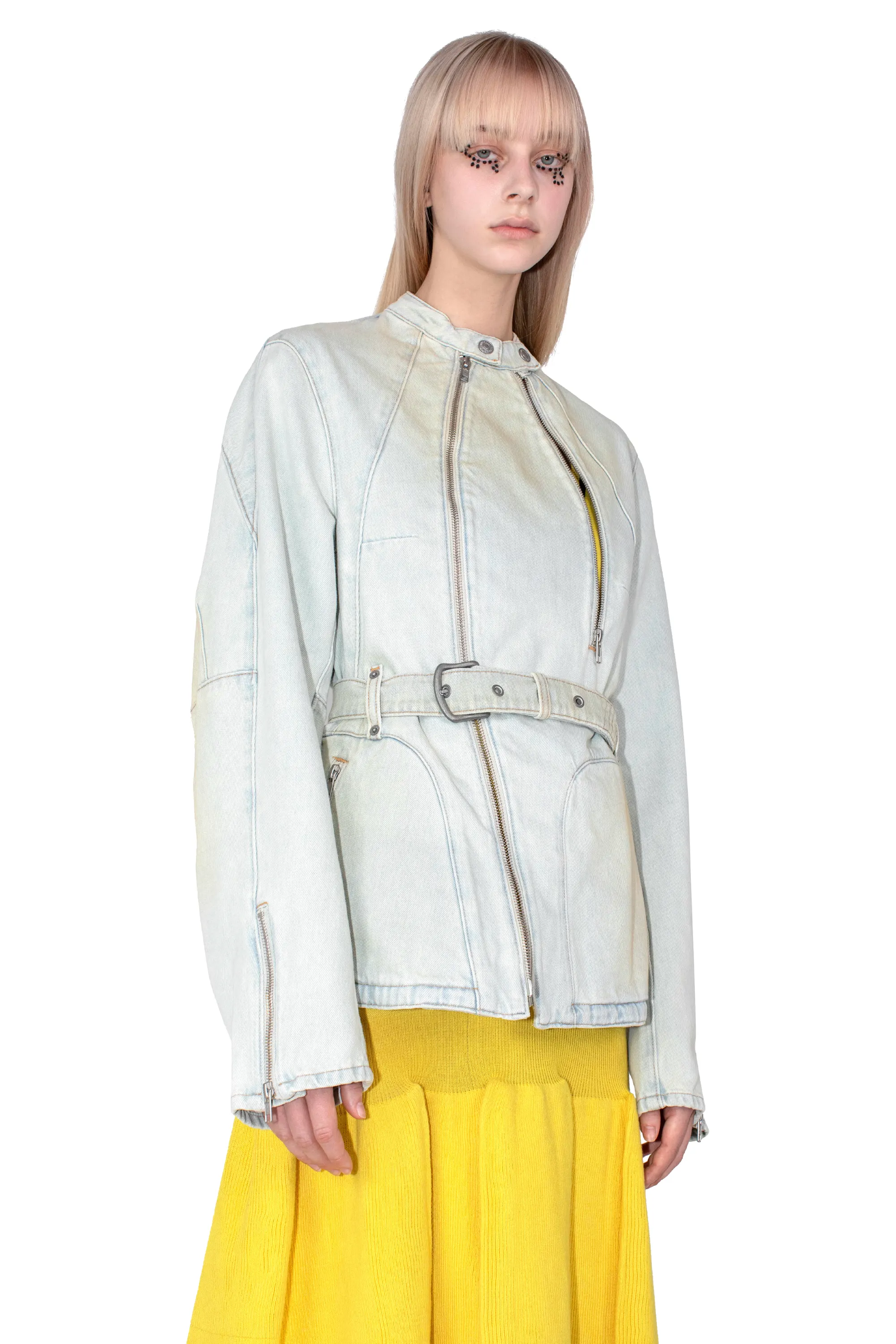 KIKO KOSTADINOV LEVI'S CARINA WAISTED JACKET - LUPIN