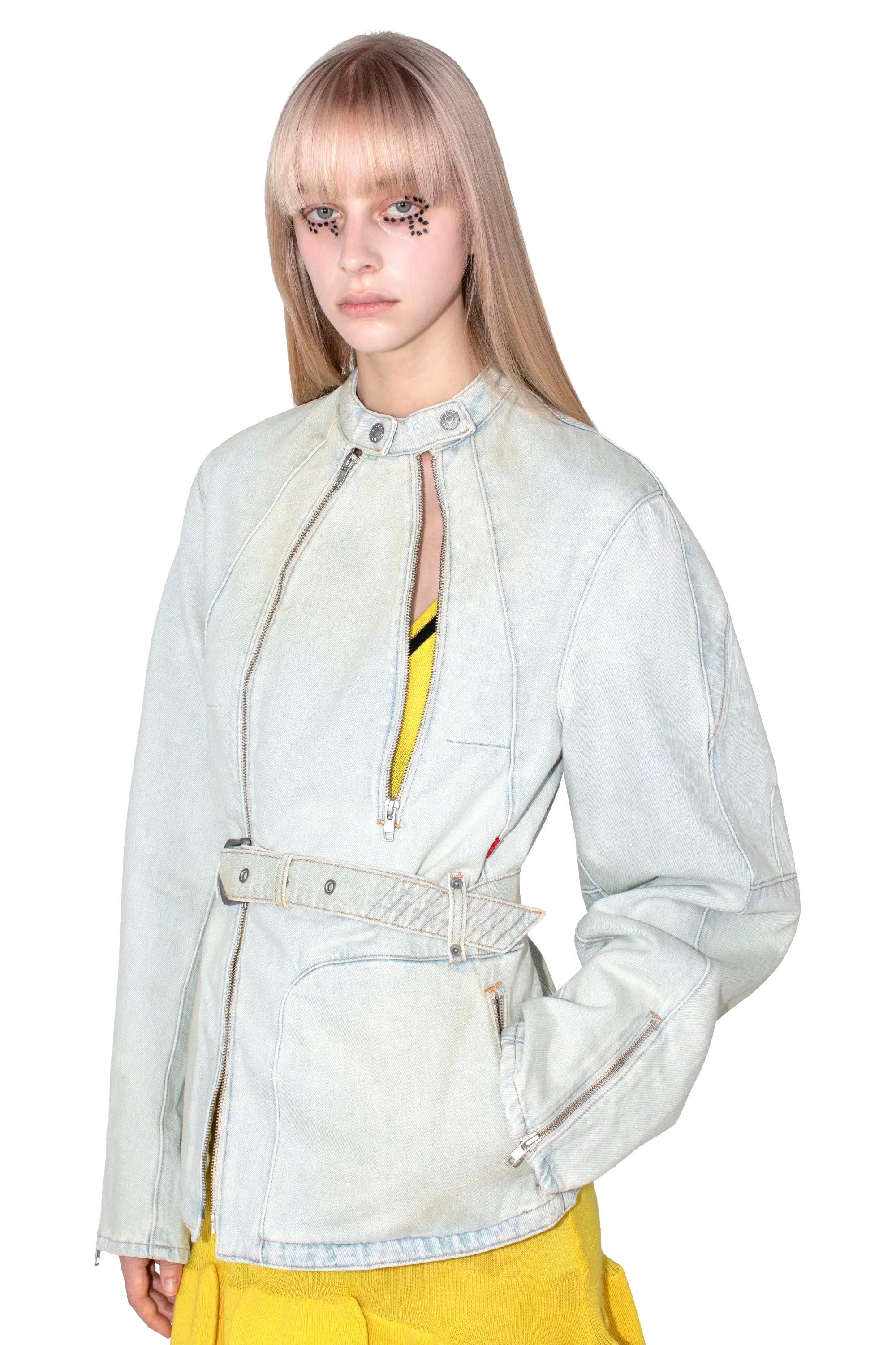 KIKO KOSTADINOV LEVI'S CARINA WAISTED JACKET - LUPIN