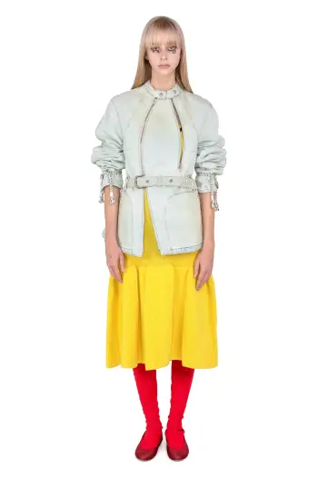 KIKO KOSTADINOV LEVI'S CARINA WAISTED JACKET - LUPIN