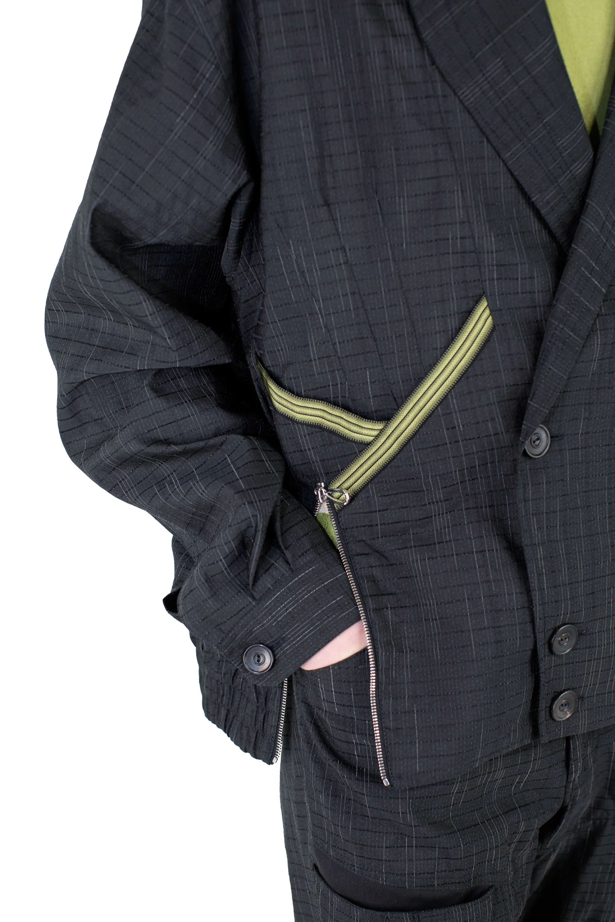 KIKO KOSTADINOV LIPELLA BOMBER JACKET - BLACK OBSIDIAN